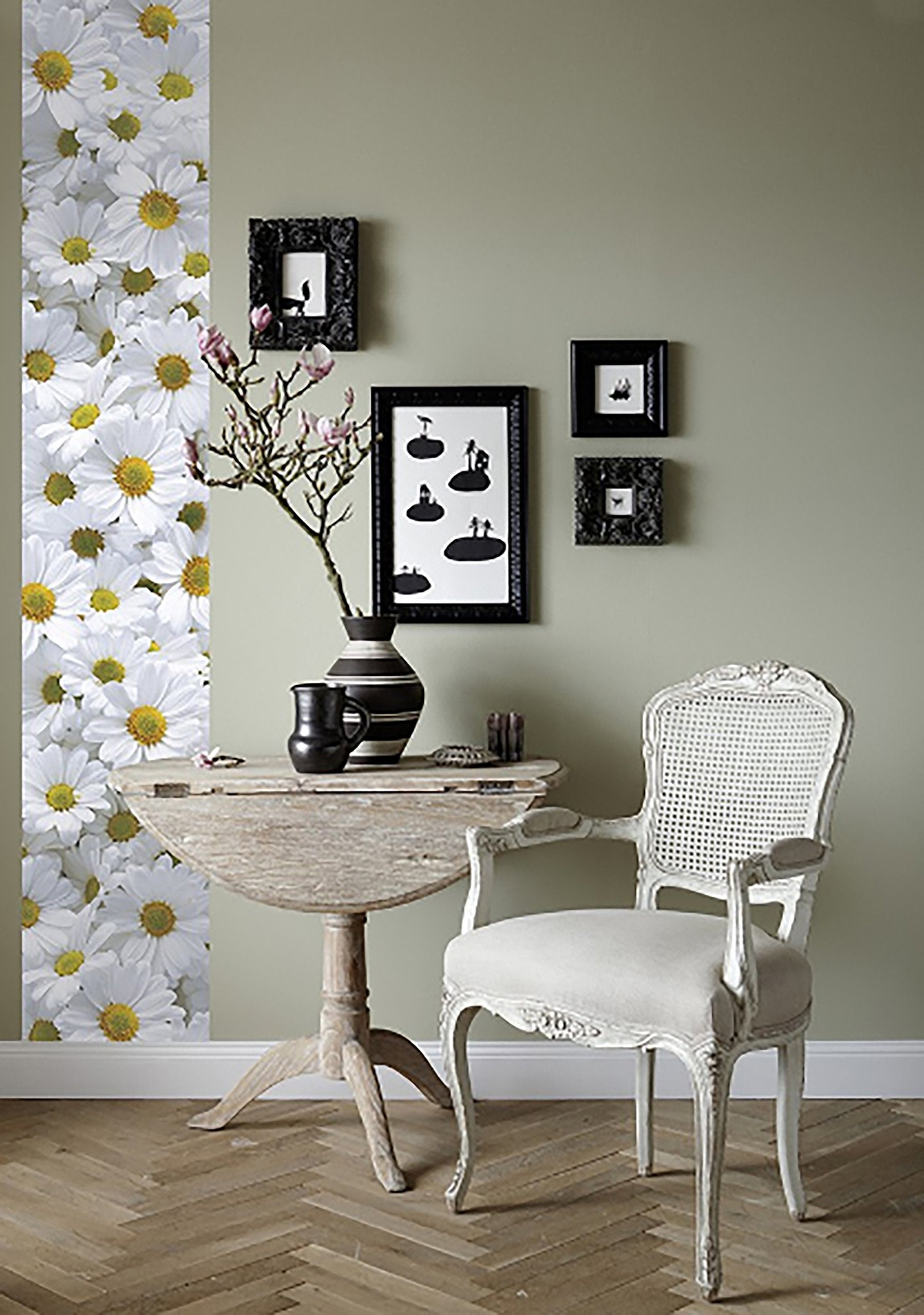 Ideal D  Cor Dm74520 Daisy Meadow 18.5-Inch-By-105.5-Inch Wall Stripe