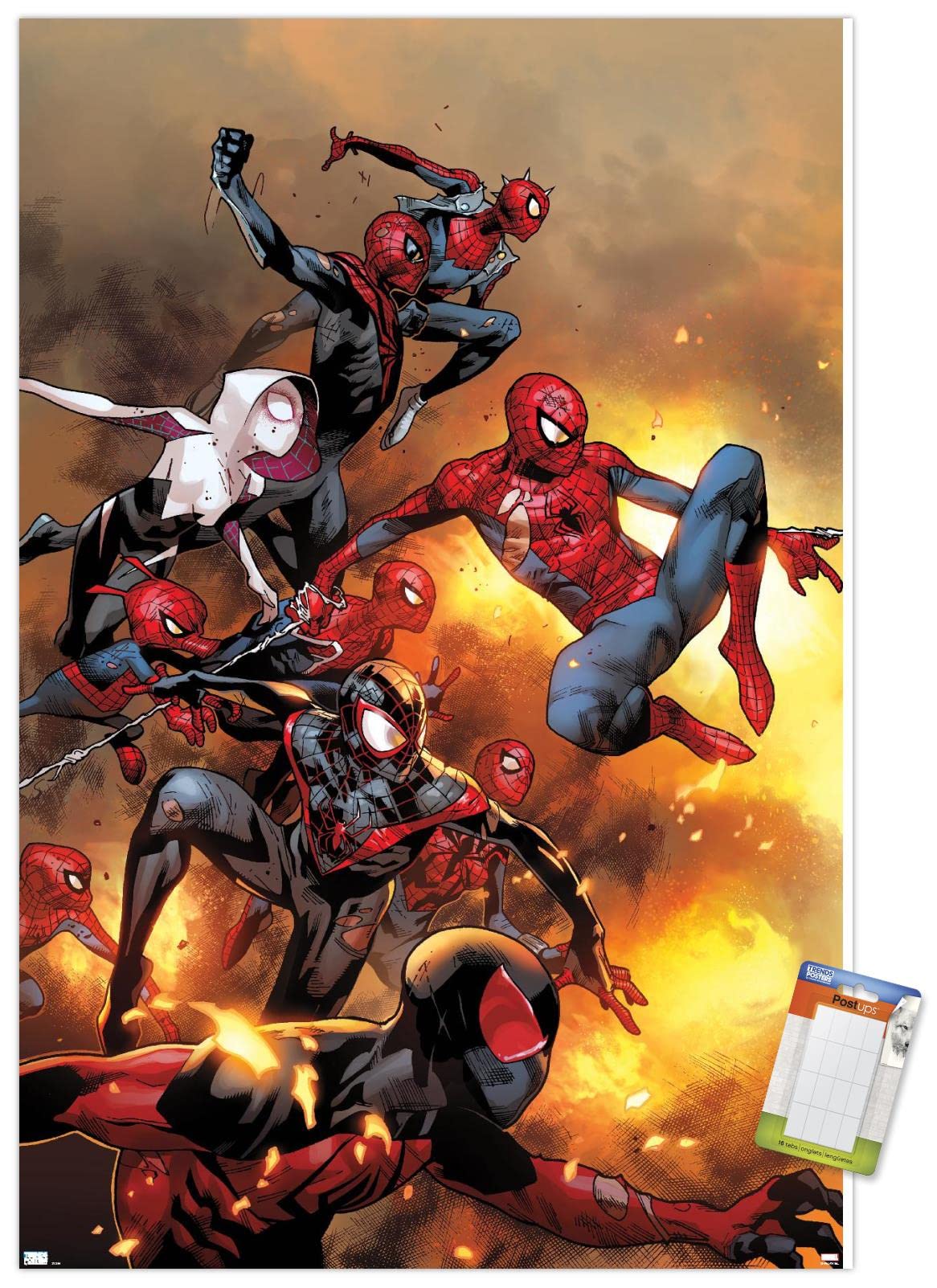 Trends International Marvel Comics - Spider-Verse - The Amazing Spider-Man #13 Wall Poster, 22.37'' X 34.00'', Poster & Mount Bu