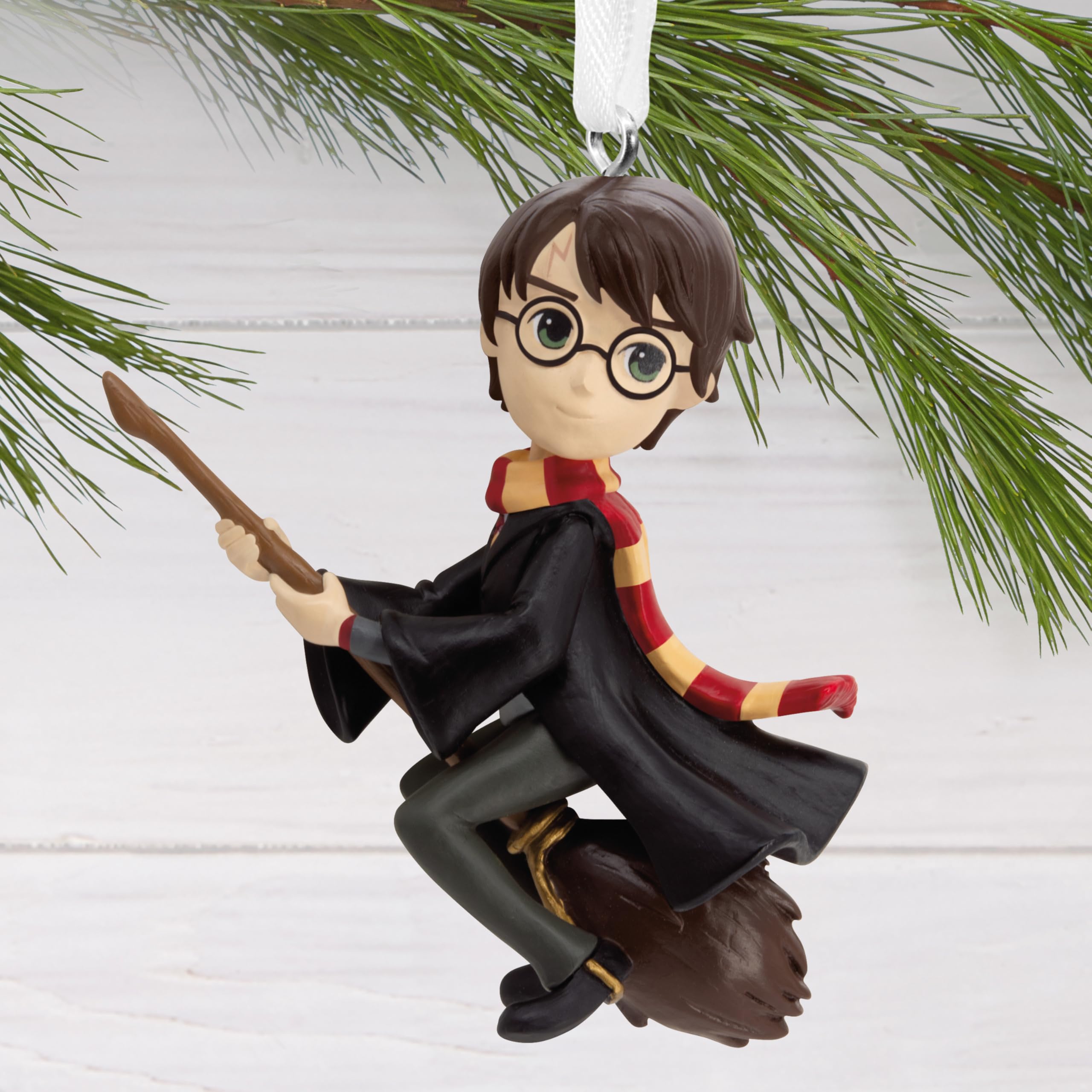 Hallmark Harry Potter on Broom Stylized Christmas Ornament, Gifts for Harry Potter Fans