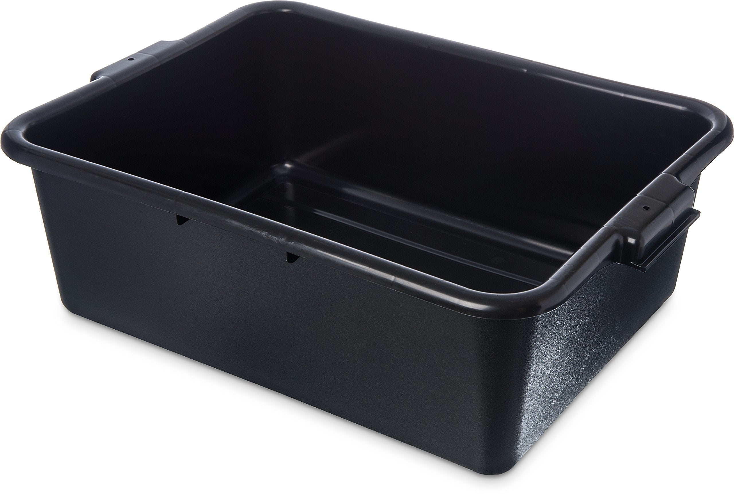 Carlisle FoodService Products 4401103 Comfort Curve Bus / Utility Box, 15 x 20 x 7 Inches (L x W x H), Black, Pack of 12
