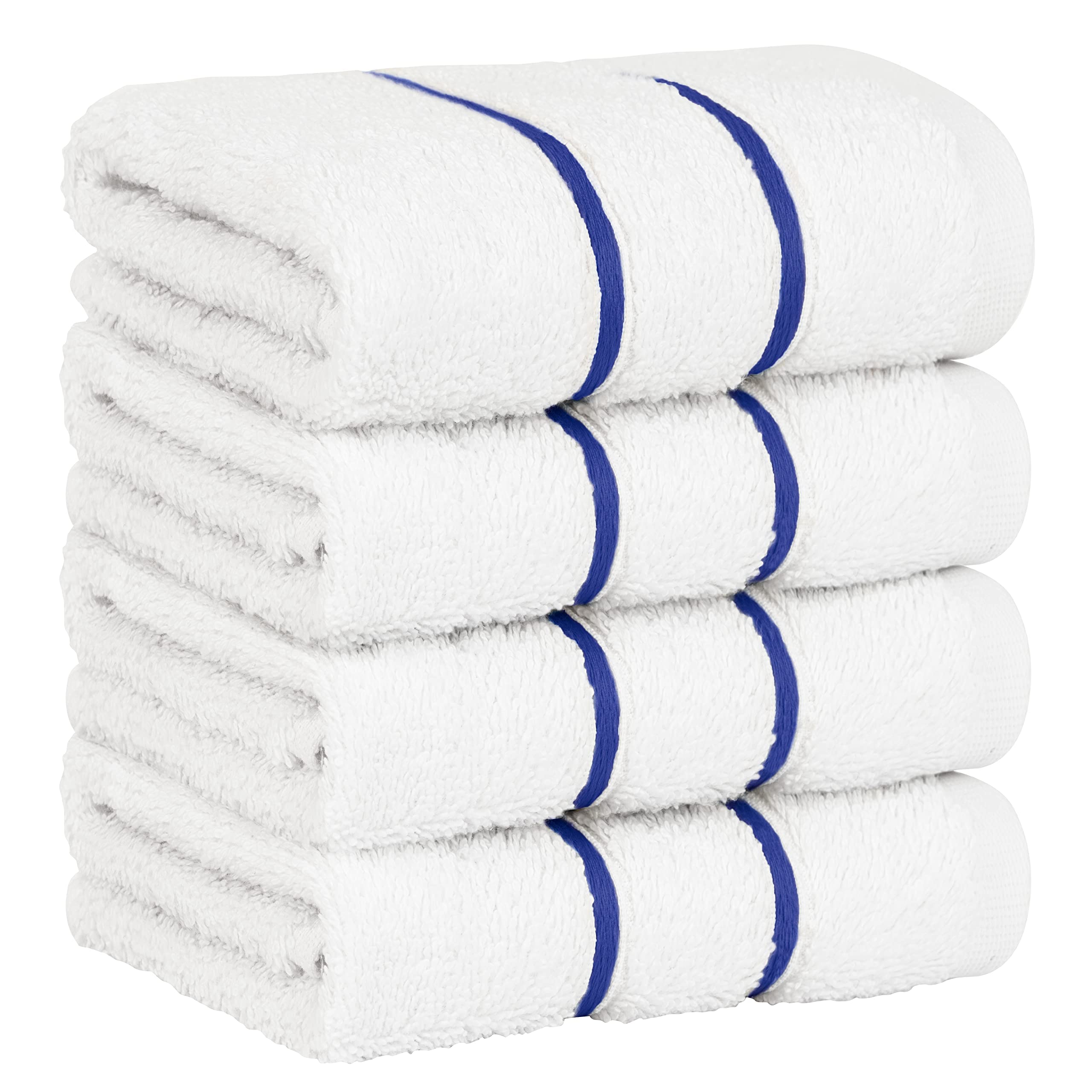 Dorlion Towels 4 Packed White Washcloth Set, 100% Turkish Cotton Washcloths Washrags, Small Hand Face Towels For Bathroom And Ki