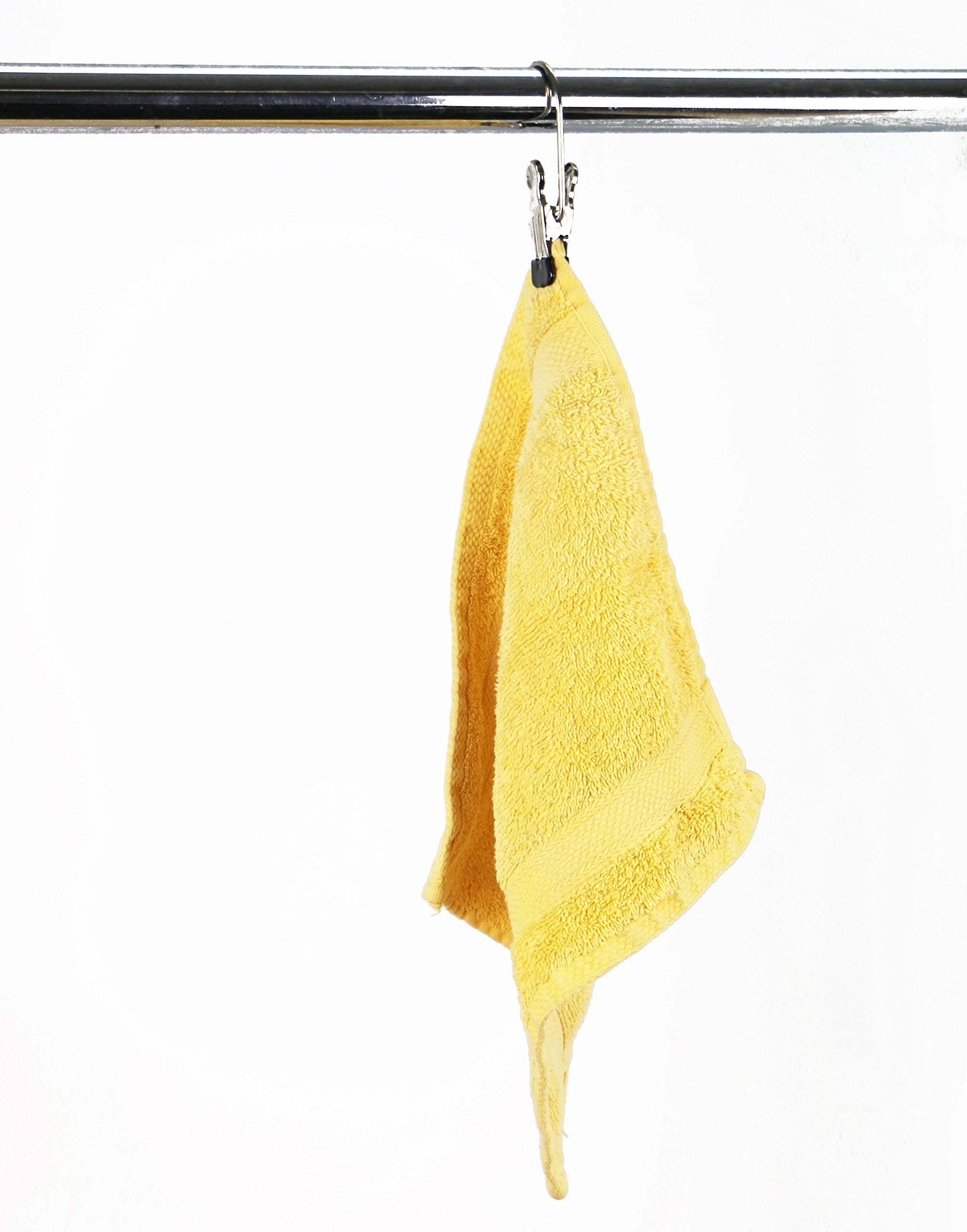 Mawa By Reston Lloyd Accessory Portable Non-Slip Semi Round Single Hook Hanging Clothes Pins/Clips For Laundry Or Travel, Style