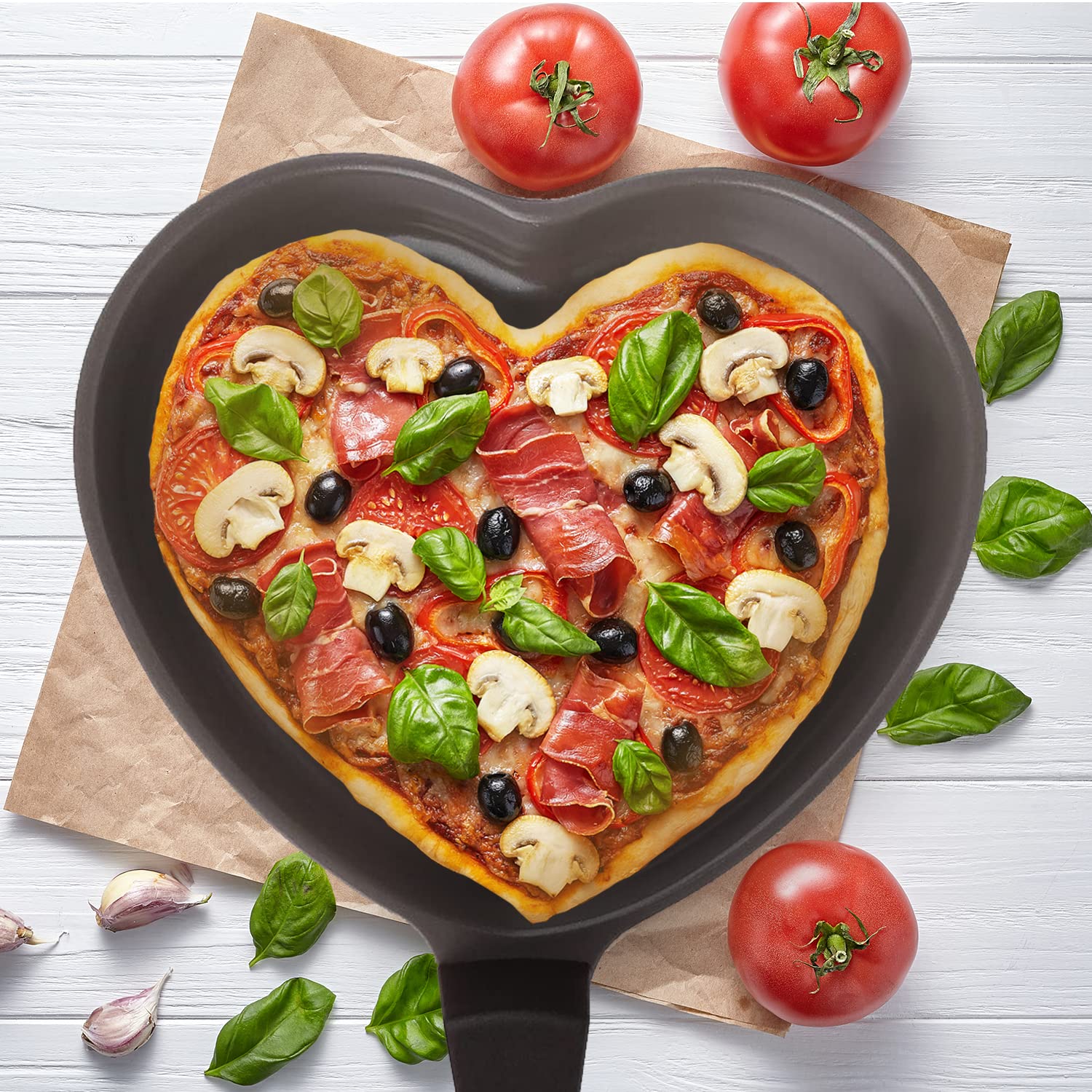 Neoflam 5.5'' Ceramic Nonstick Little Shaped, Frying Griddle Pan, Shaper Mini Pancake Waffle Maker With Heat Resistant Handle Fo