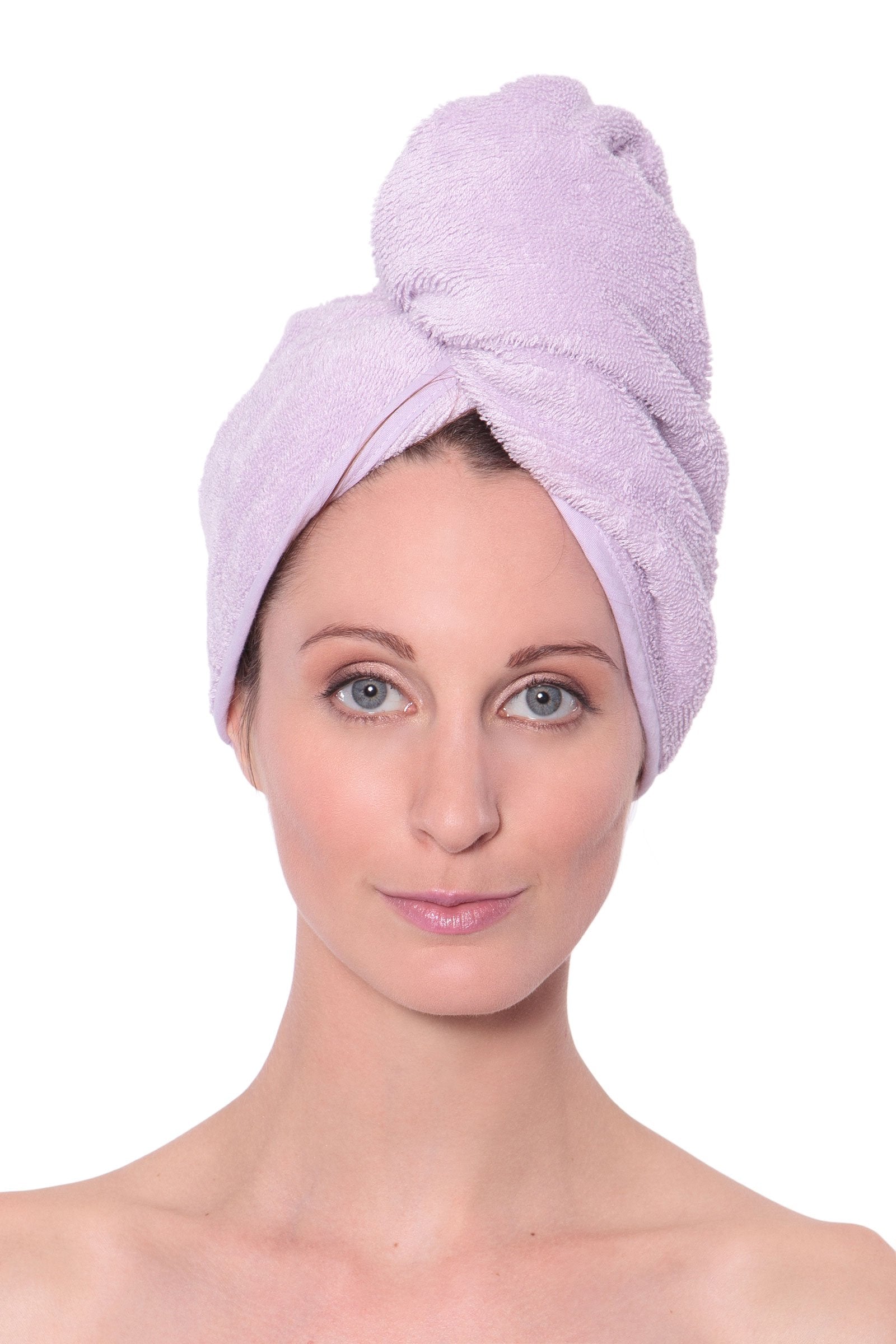 Texere Women's Viscose from Bamboo and Cotton Terry Spa Hair Towel - Fast Drying, Absorbent Hair Wrap Twist Turban for Long, Thi