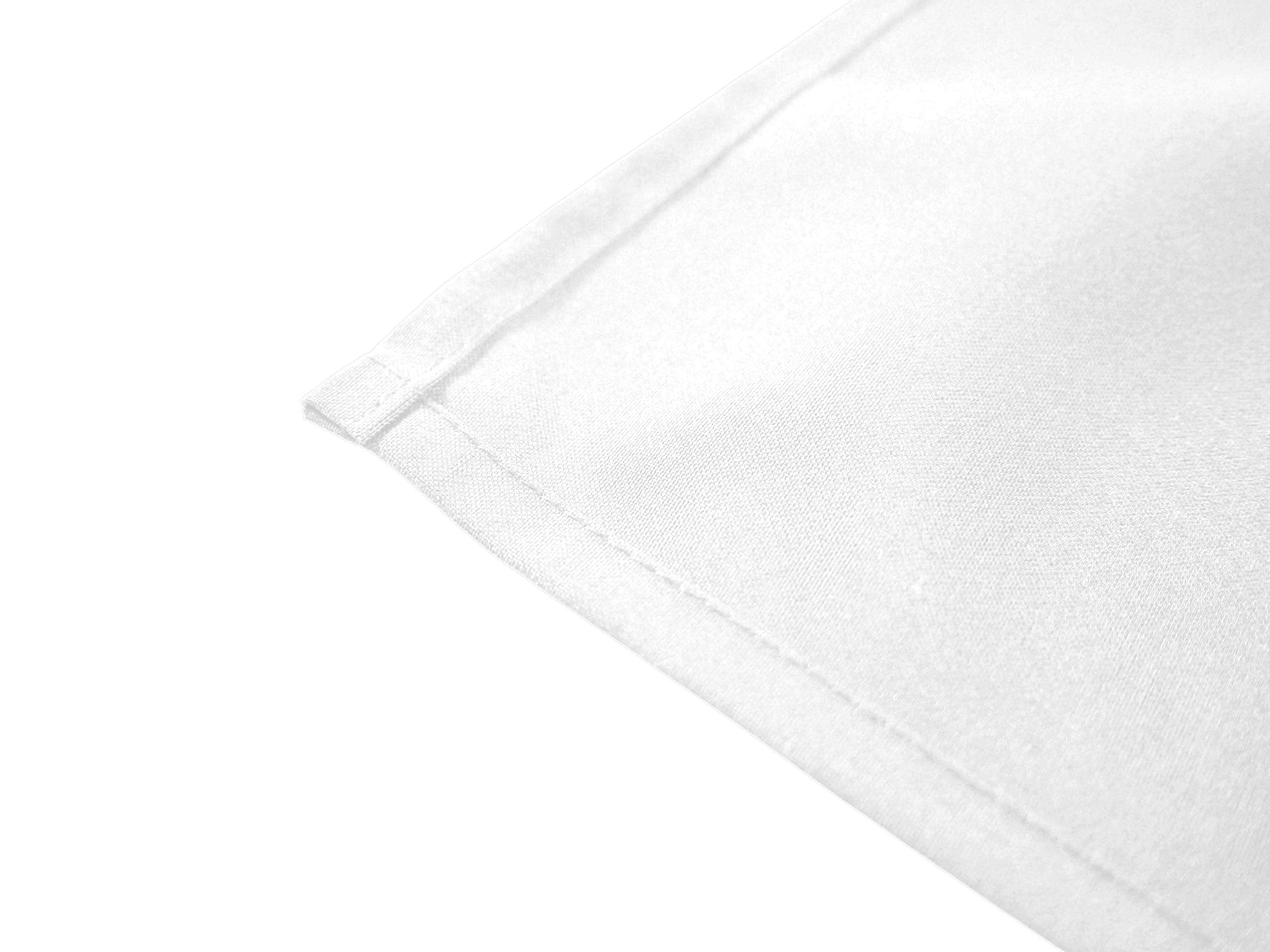 Weavric Cloth Dinner Napkin Bulk, Set Of 12, 20 X 20 Inches Washable Reusable White Table Napkins With Hemmed Edge For Wedding,