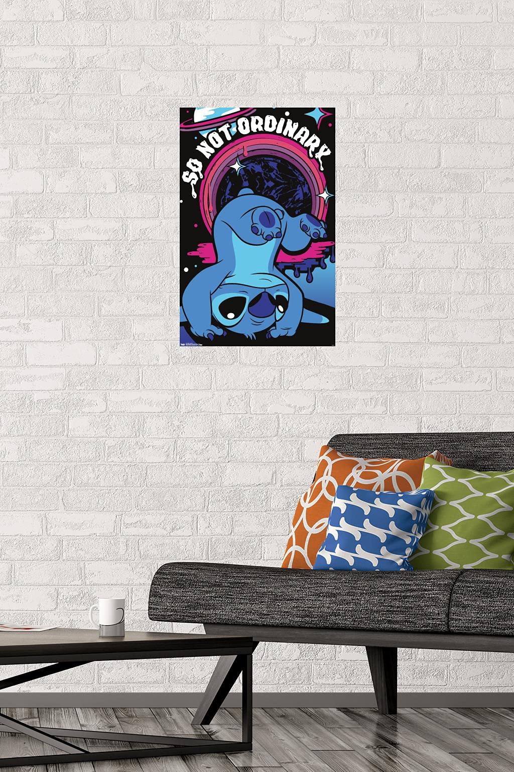Trends International Disney Lilo And Stitch - Ordinary Wall Poster, 14.725'' X 22.375'', Premium Poster & Mount Bundle