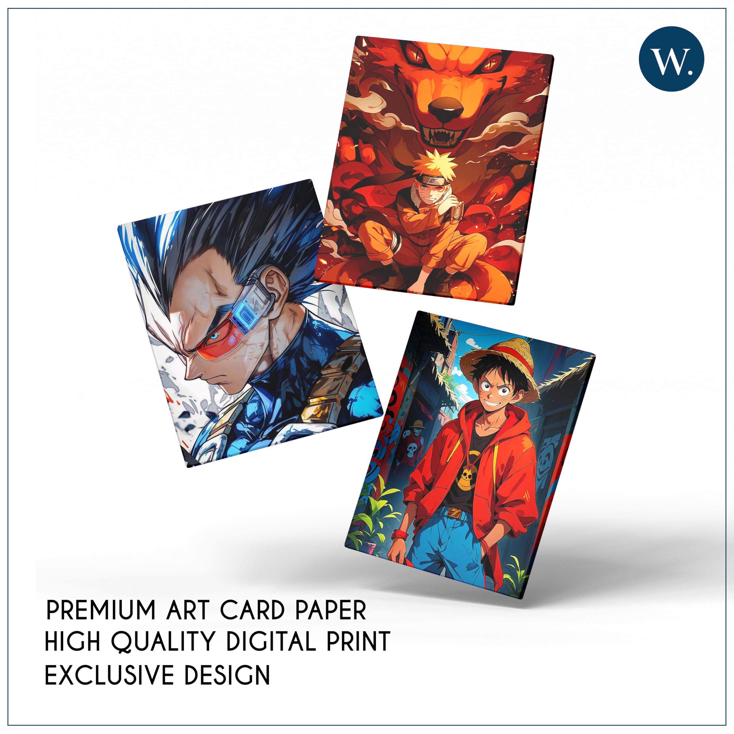 Wallgasm Anime poster Set of 54, 4 x 6 Inches Posters: Dragon Ball Z, Naruto, Death Note, One Piece, Attack on titans - | Aesthe