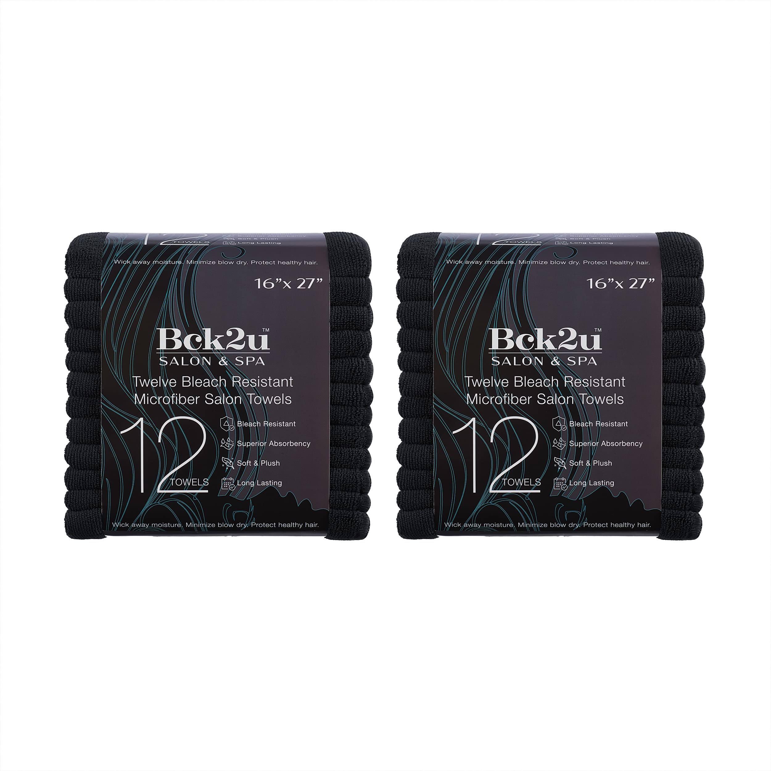 Arkwright Bleach Proof Salon Towels Bulk - Case of 144 - Ultra Soft, Gentle Microfiber, Highly Absorbent & Quick Dry Spa Facial