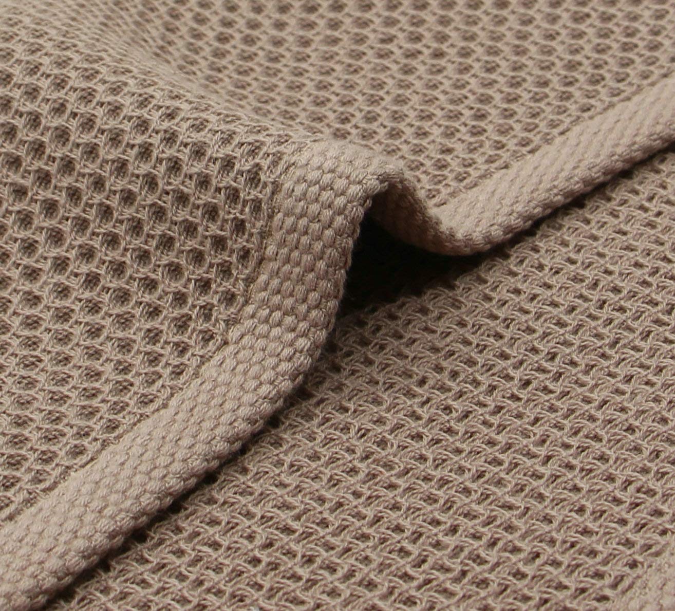 Mia'Sdream Cotton Dish Towels For Kitchen, Kitchen Towels, Hand Face Head Towel Waffle Weave, Soft And Absorbent Bath Guest Gym