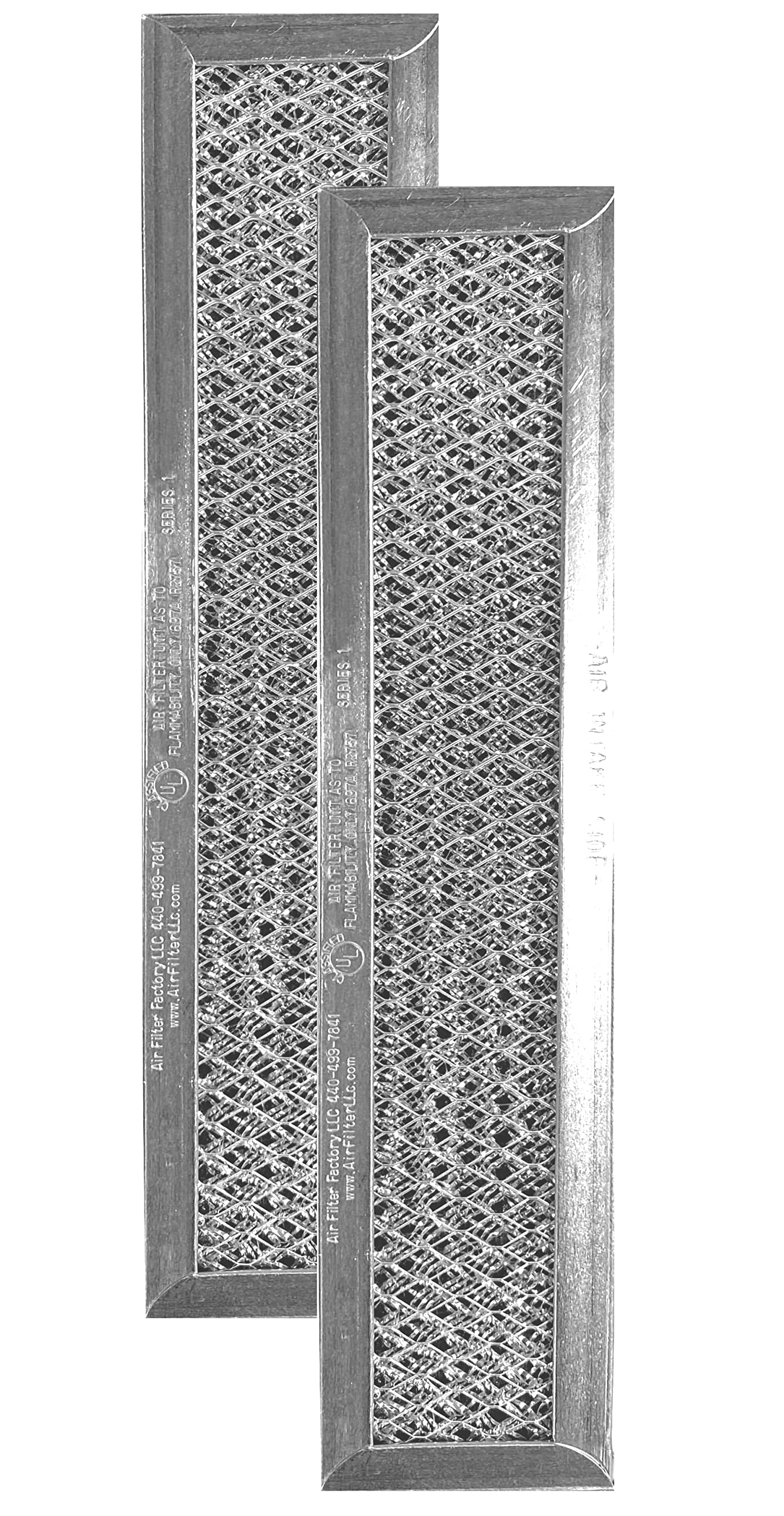 2-Pack Air Filter Factory Replacement For Frigidaire 5304464577 Microwave Oven Charcoal Carbon Filters