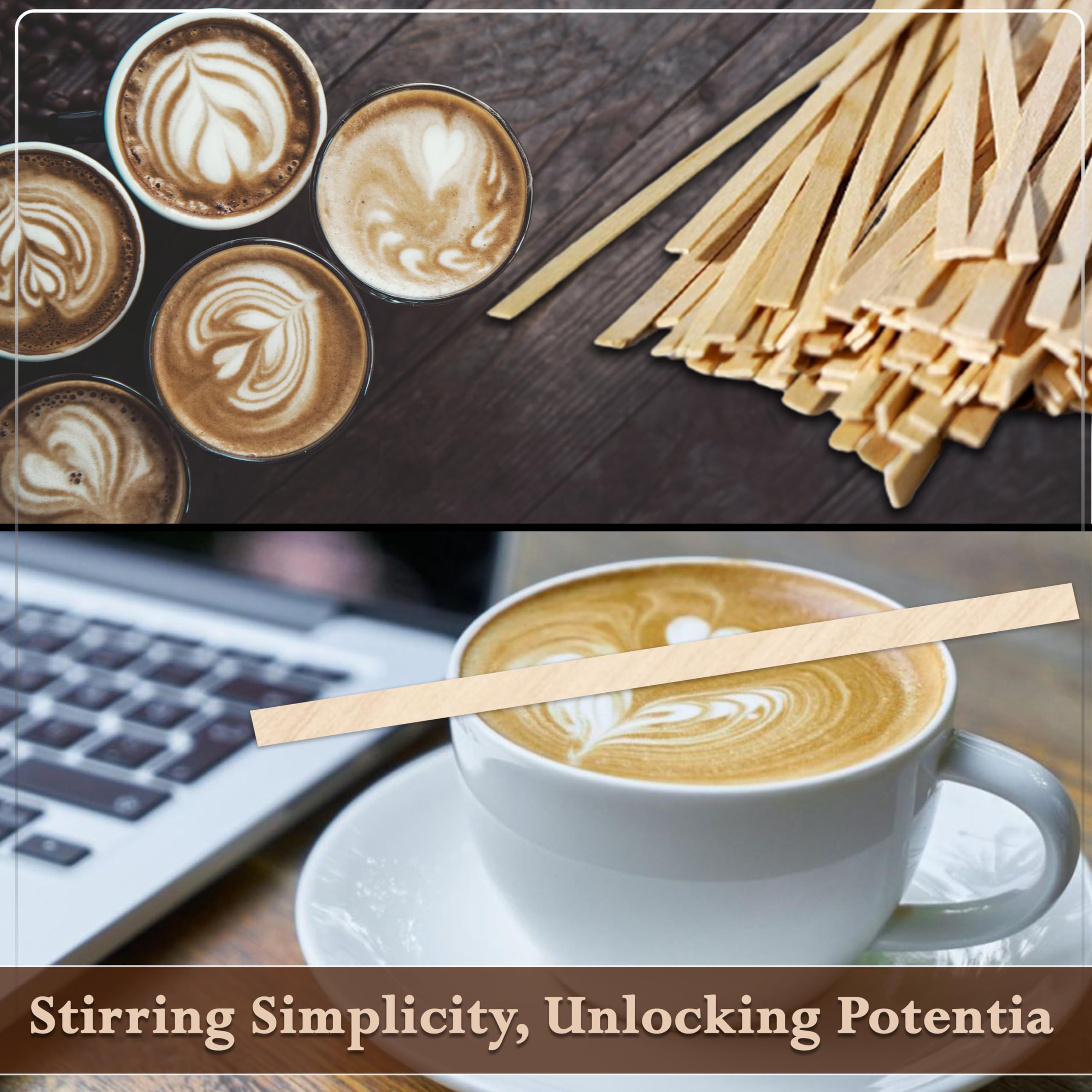 Perfect Stix - Fs202-1000 Wooden Coffee Stirrer Stix, 7'' Length (Pack Of 1,000)