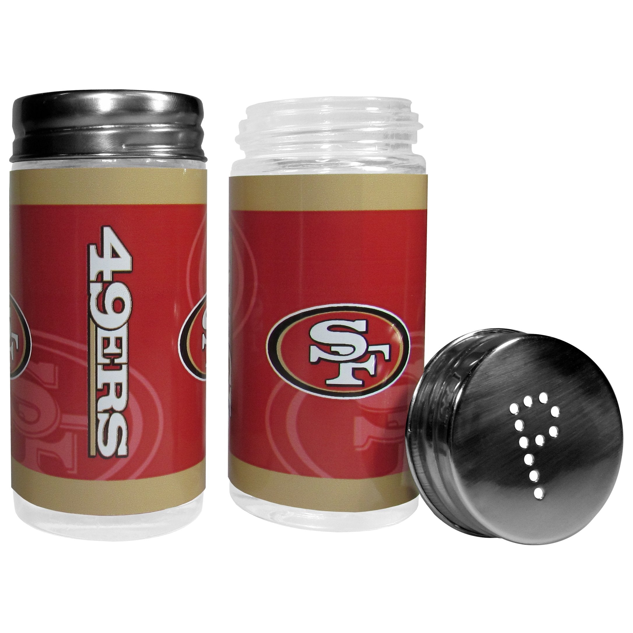 Siskiyou Sports Nfl San Francisco 49Ers Salt & Pepper Shakers, Red,