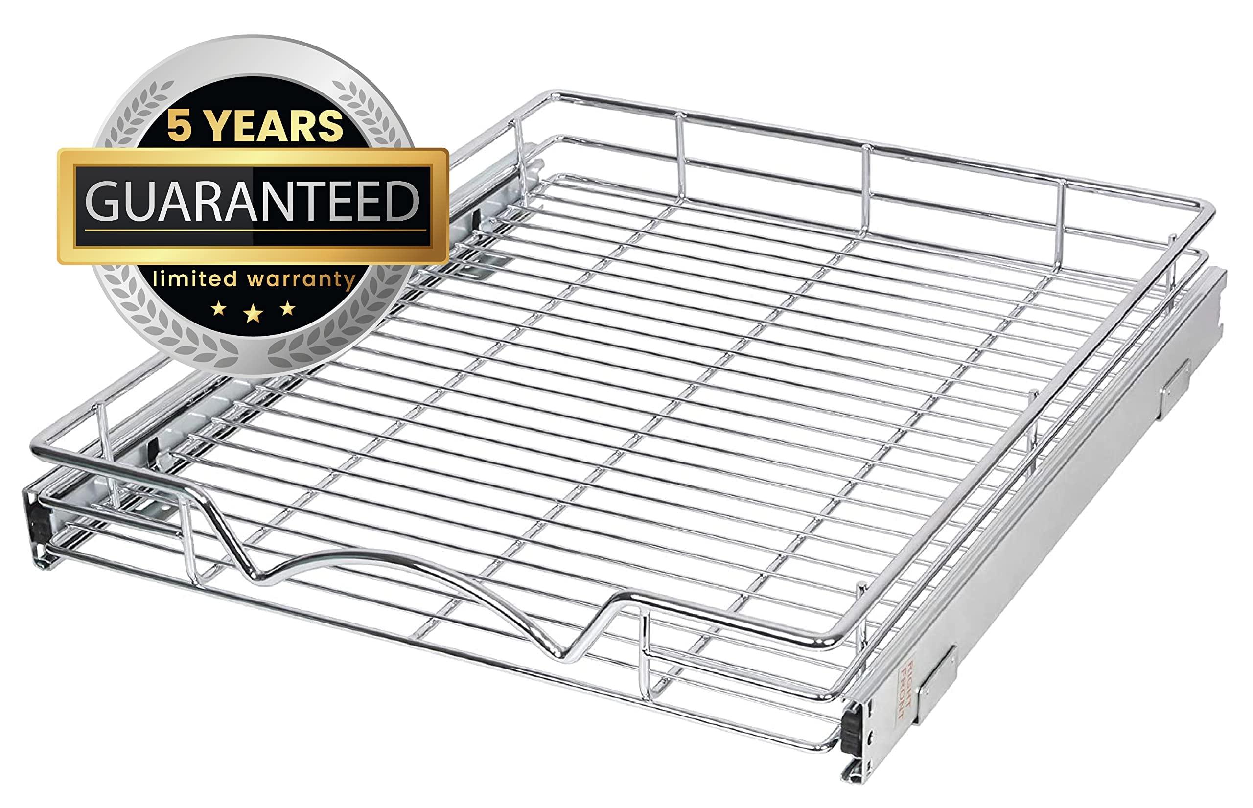 Holdn Storage Pull Out Cabinet Organizer, Heavy Duty Caddy W/Lifetime Limited Warranty -17   W X 21   D - Requires At Least 18-1