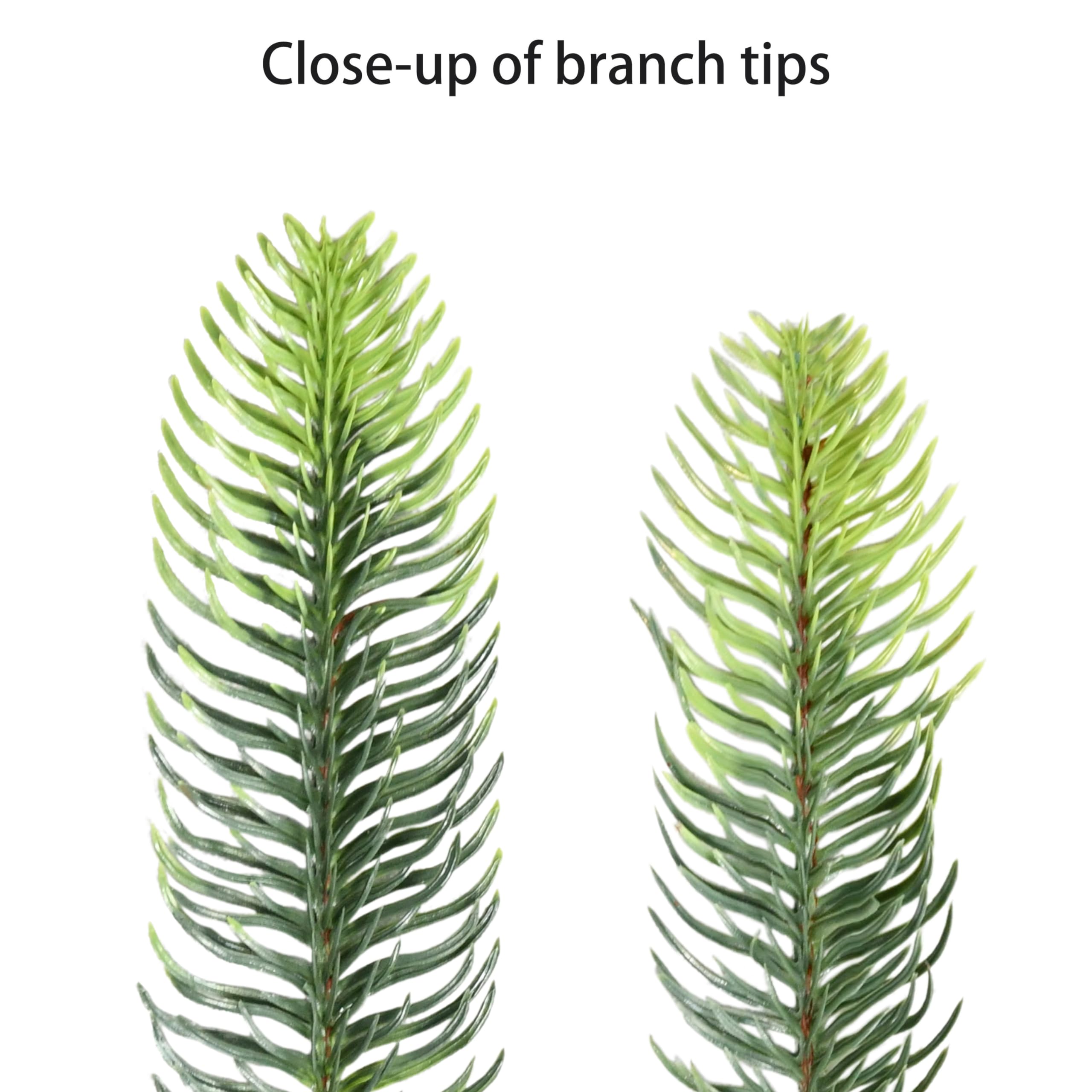 Puleo International 4.5 Foot Pre-Lit Aspen Fir Artificial Christmas Tree with 250 UL Listed Clear Lights, Green