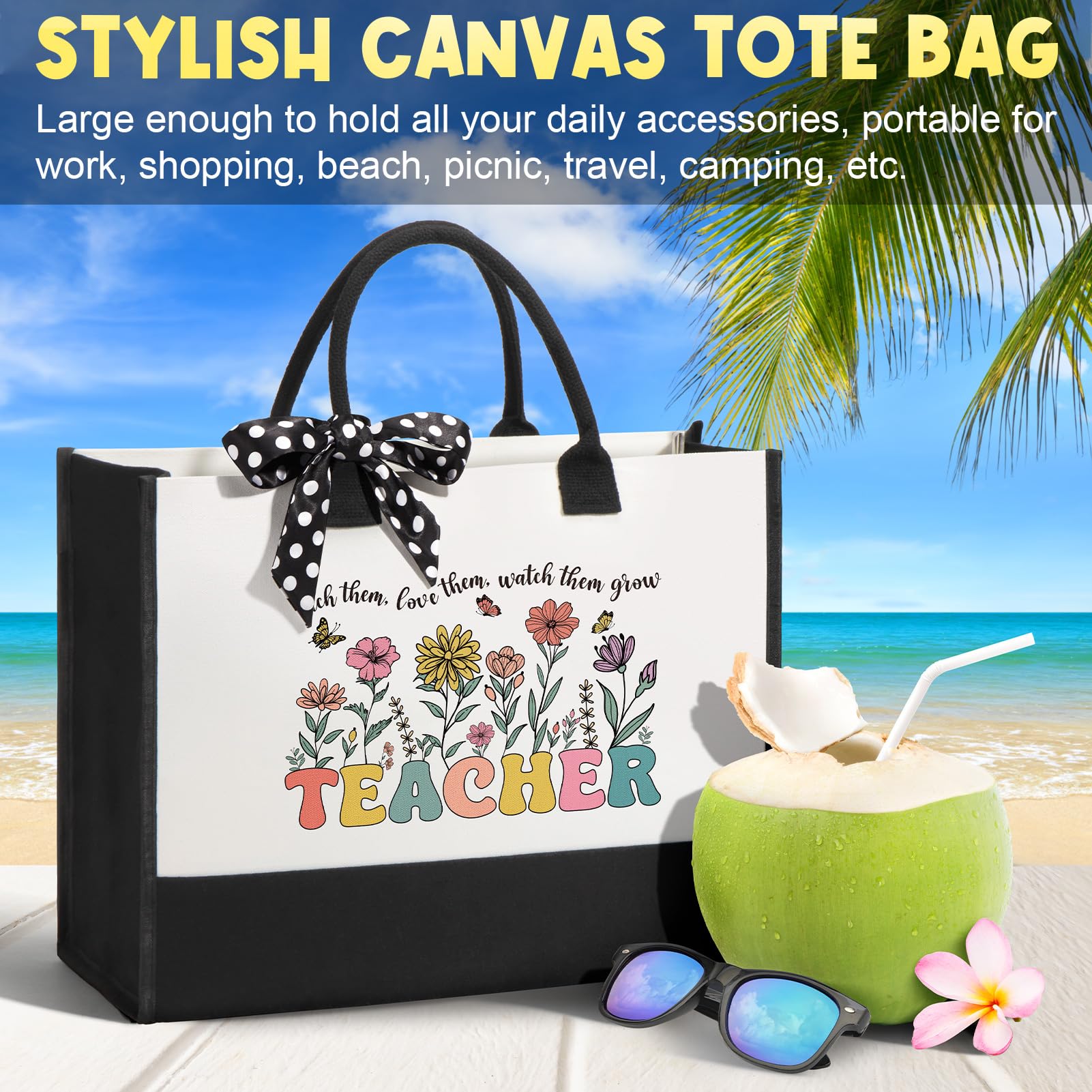 Teacher Appreciation Gifts For Women, Best Teacher Gifts From Student End Of Year Teacher Gifts, Funny Gifts For Teachers W/Canv