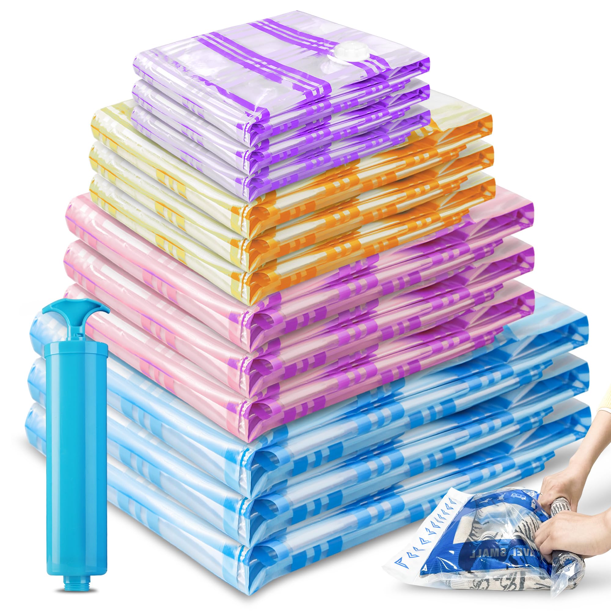 Storage Master Vacuum Storage Bags For Clothes, 35 Airtight Vacuum Seal Space Saver Bags For Clothing Blankets And Comforters (3