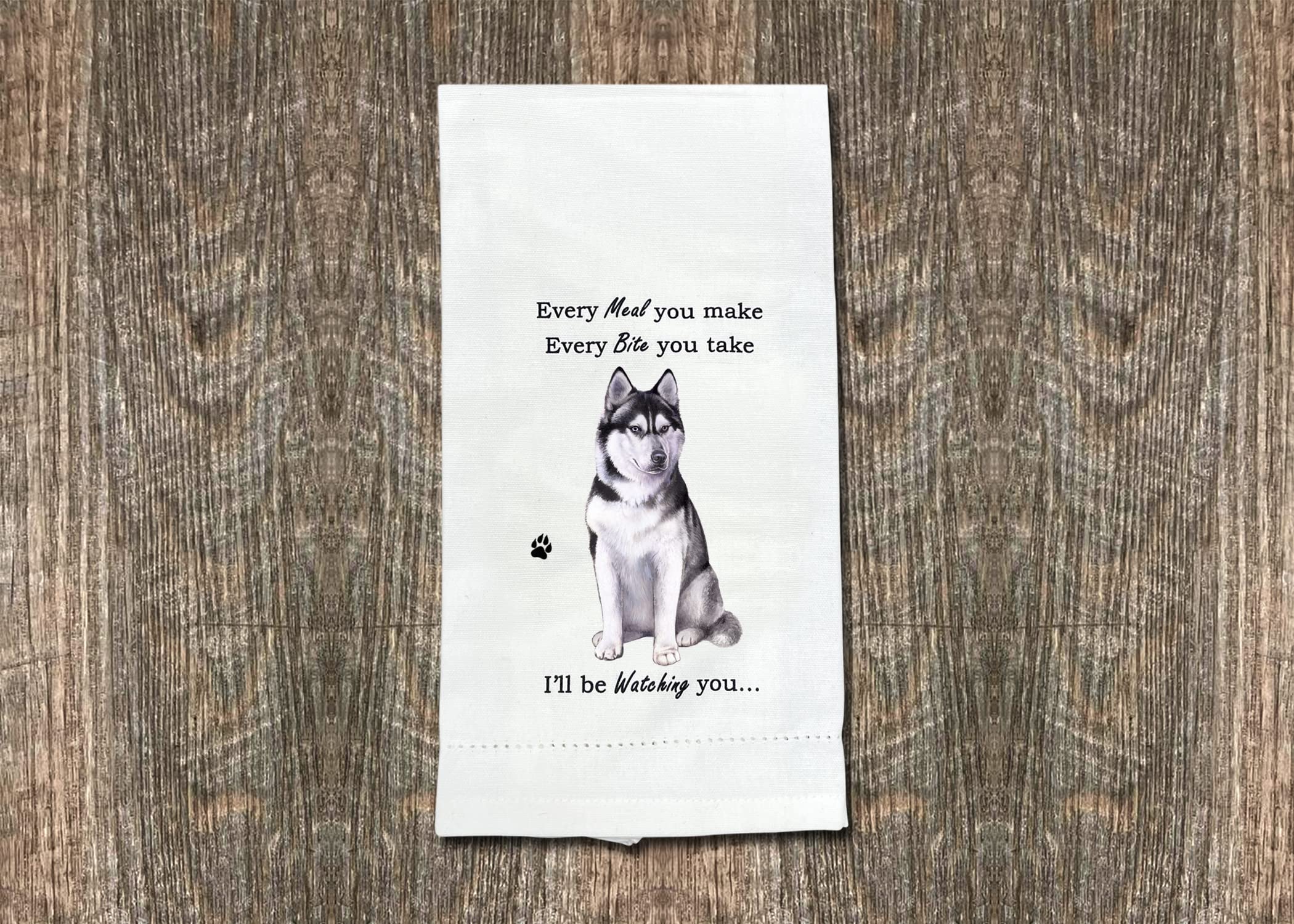 Siberian Husky Kitchen Towel - Soft Highly Absorbent - Siberian Husky Gifts - Dish Towels For Washing Dishes - Tea Towels - Reus