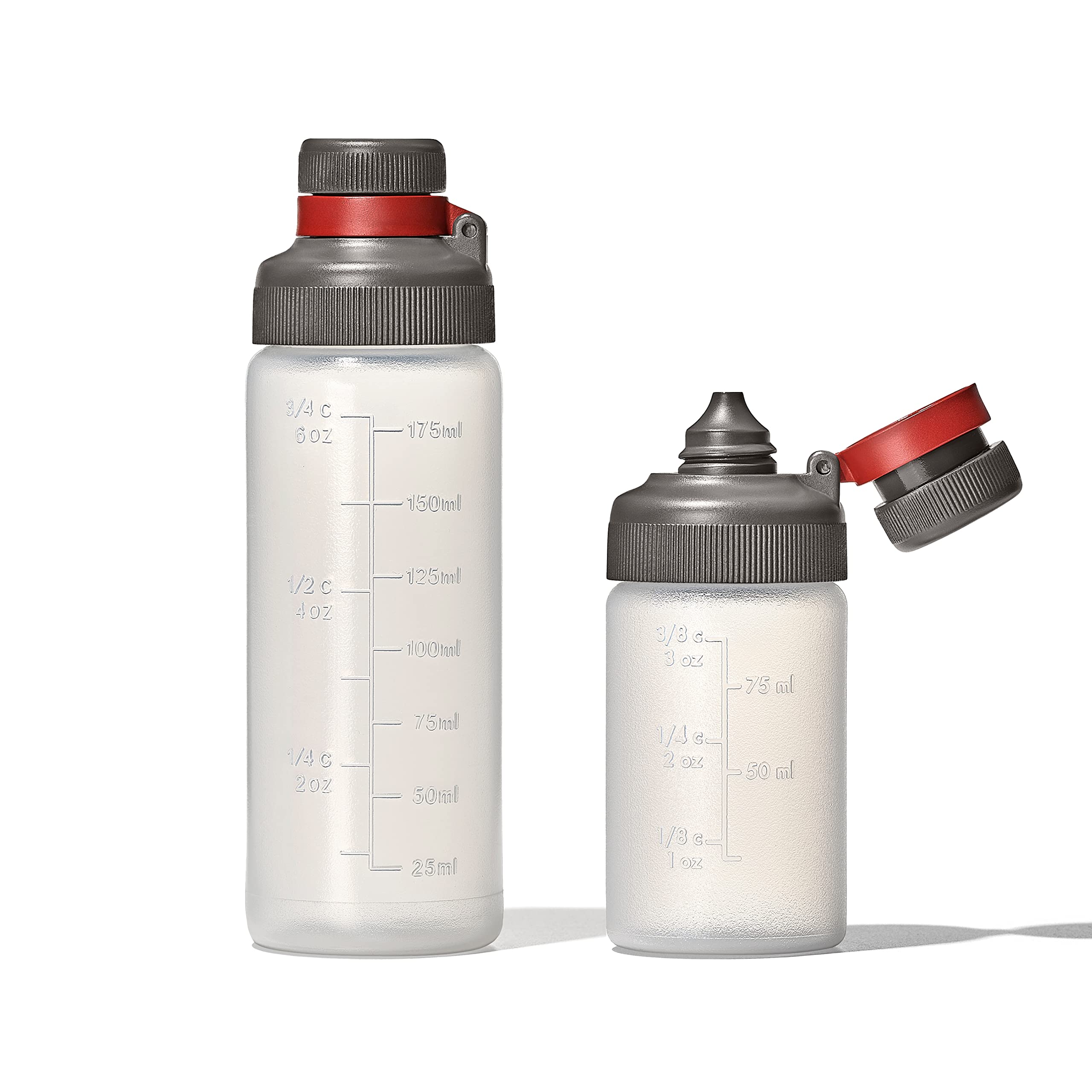 Oxo Outdoor Leakproof Squeeze Bottle Set, 3, 6 Oz