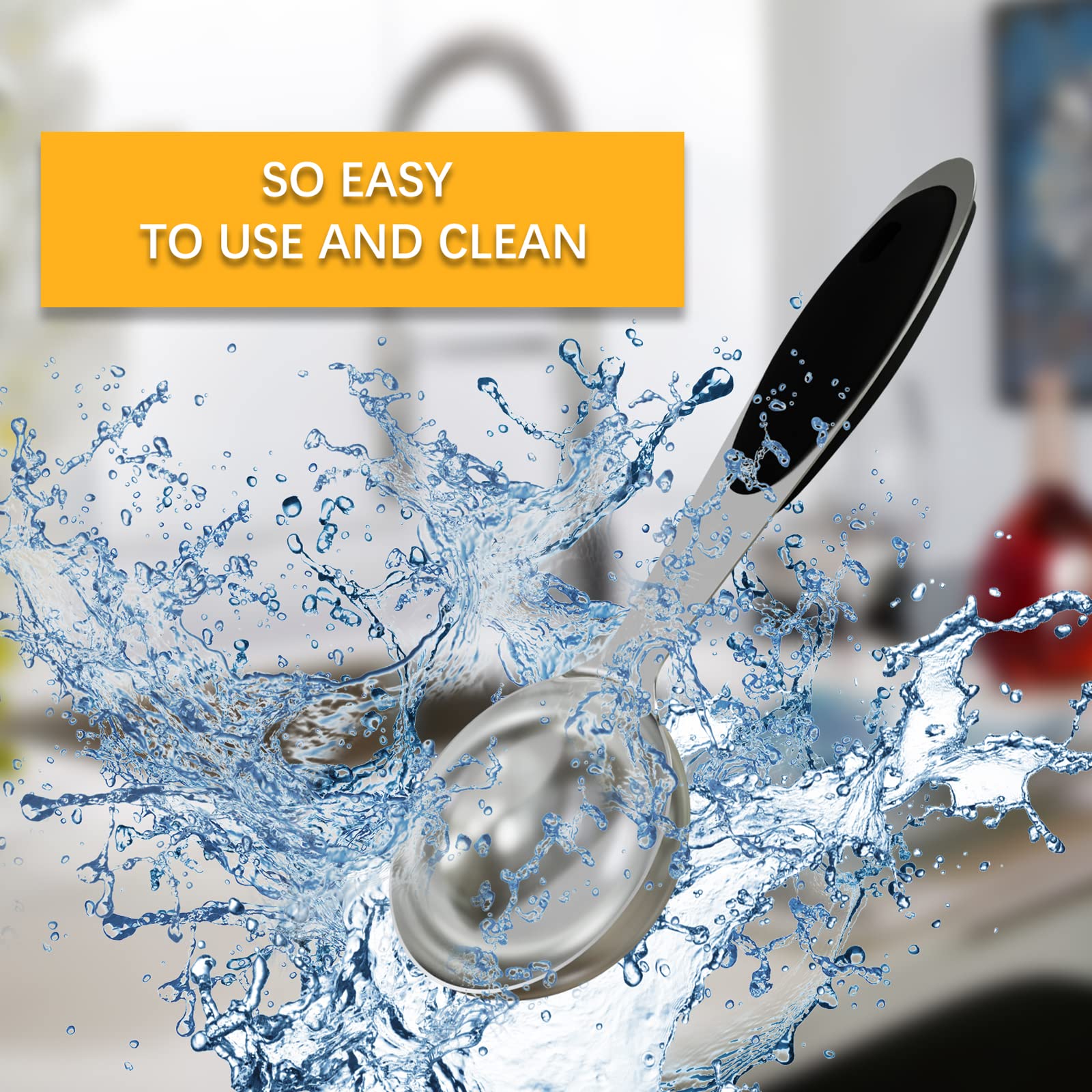 Leifeny 1 Tbsp(3 Tsp | 15 Ml |15 Cc| 0.5 Oz) Single Measuring Spoon, Stainless Steel Individual Spoons, Long Handle Spoons Only