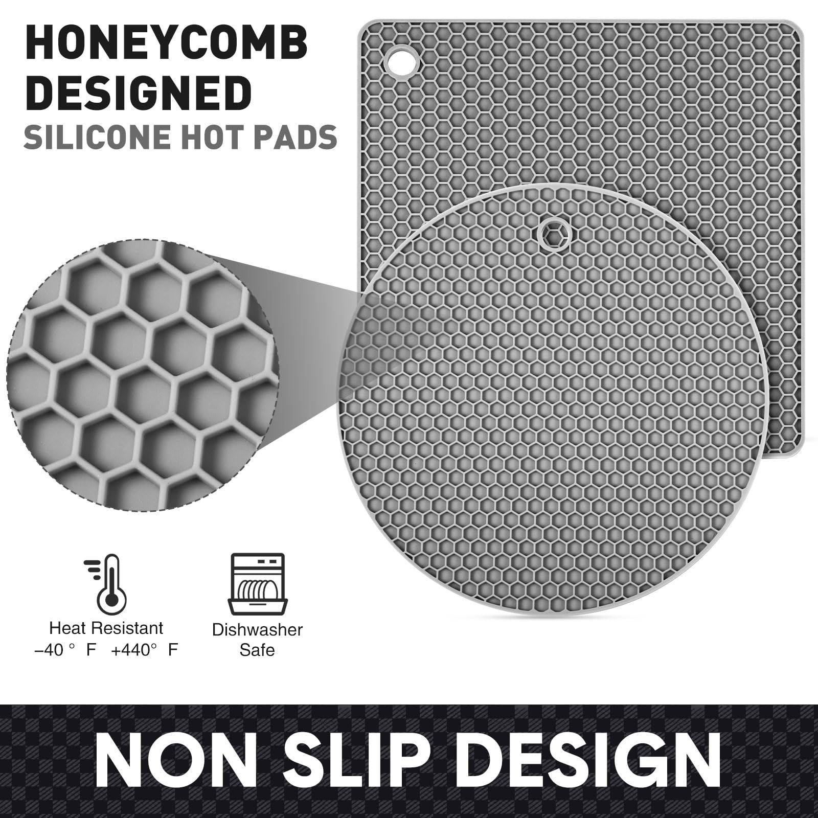 12 Pack Silicone Trivet Mats Hot Pads With Silicone Oven Mitts Non Slip Silicone Pot Holders Heat Resistant Trivet Pads Silicone