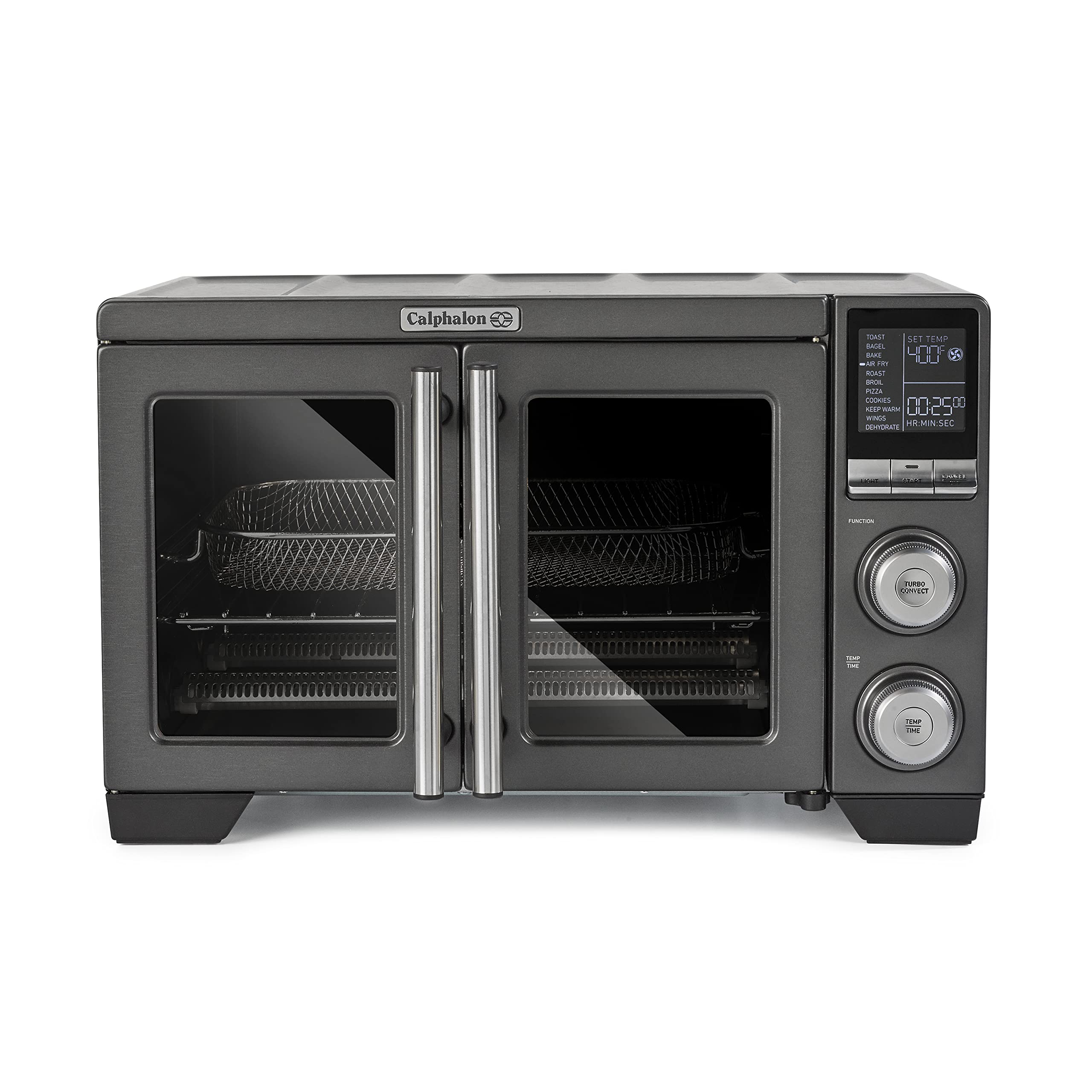 Calphalon Performance Countertop French Door Air Fryer Oven, 11-In-1 Convection Toaster Oven