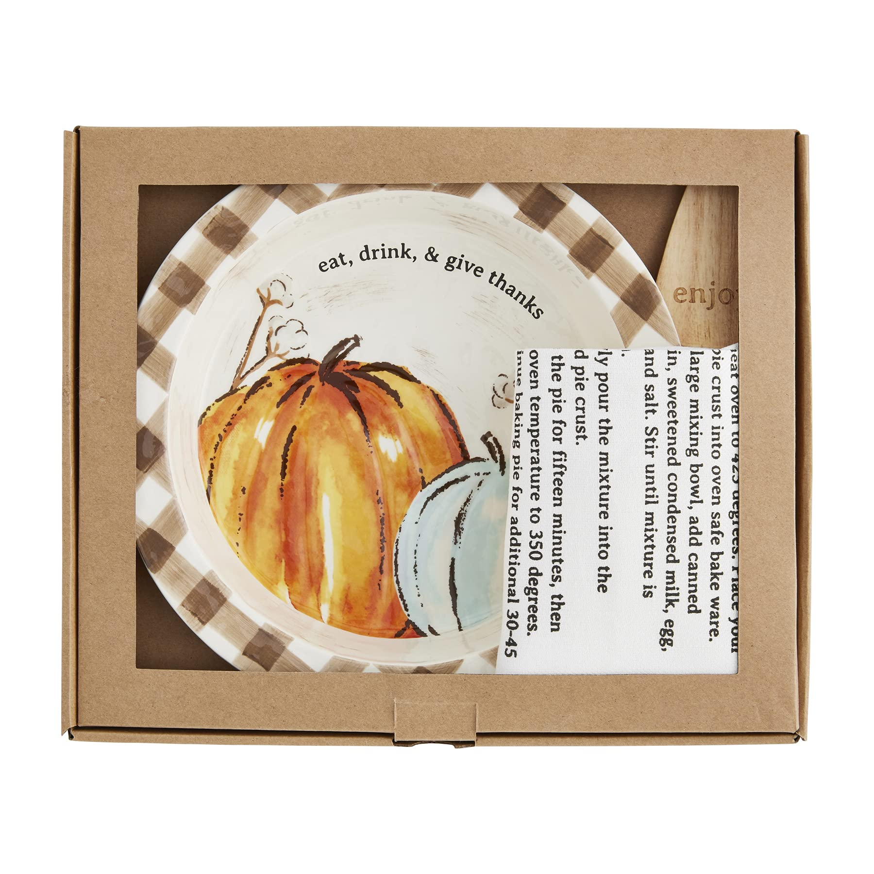 Mud Pie, Multi, Boxed Pie Recipe Cutter Set, Plate 2'' X 10'' Dia
