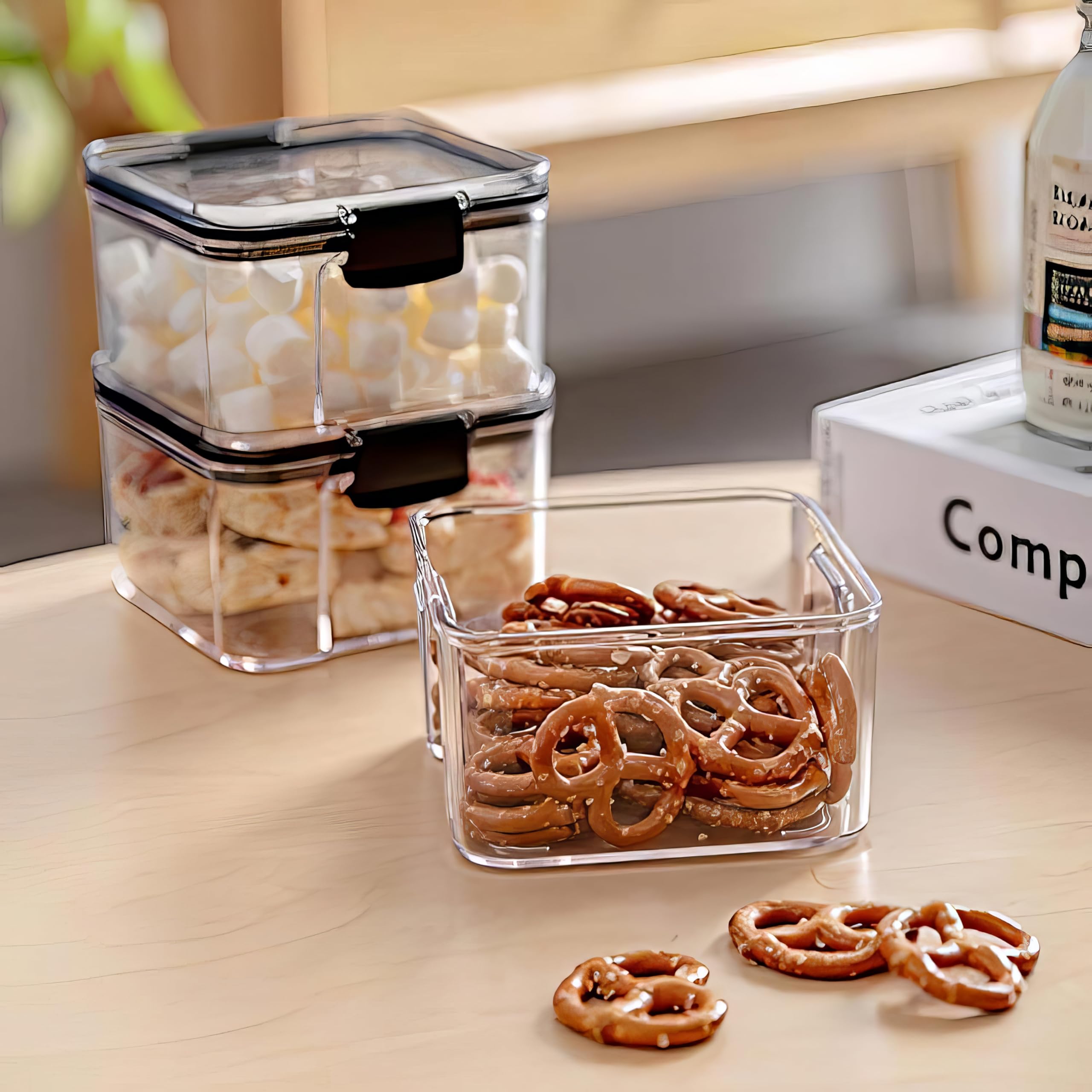 KWER 700ml Air Tight Container Set For Kitchen Set For Home Kitchen Items Storage Containers Kitchen Storage Containers Set Food