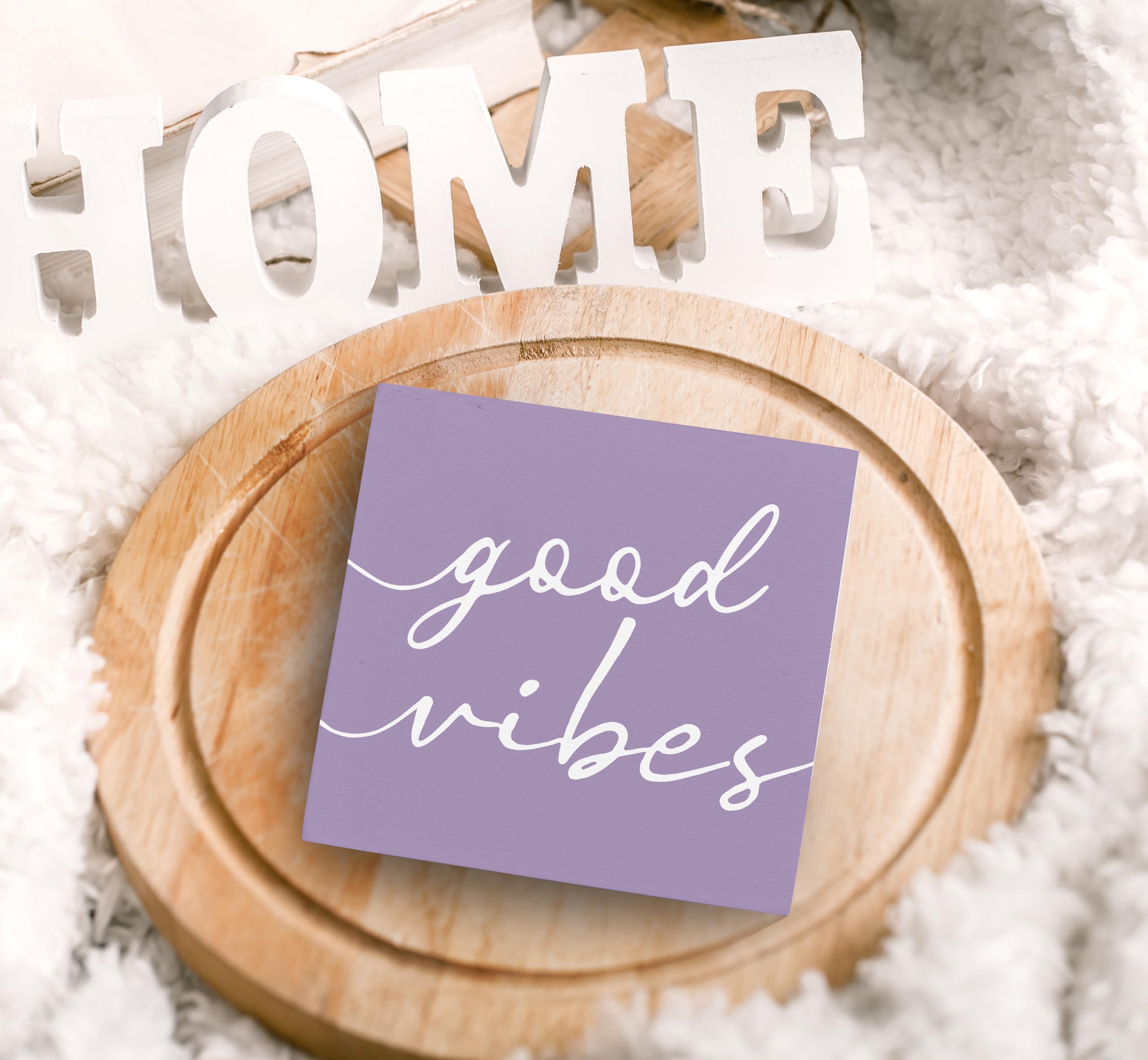 SRADMO Botanical Eucalyptus Leaves Wood Box Sign Desk Decor, Rustic Eucalyptus Leaves Wooden Block Box Sign Decoration For Home