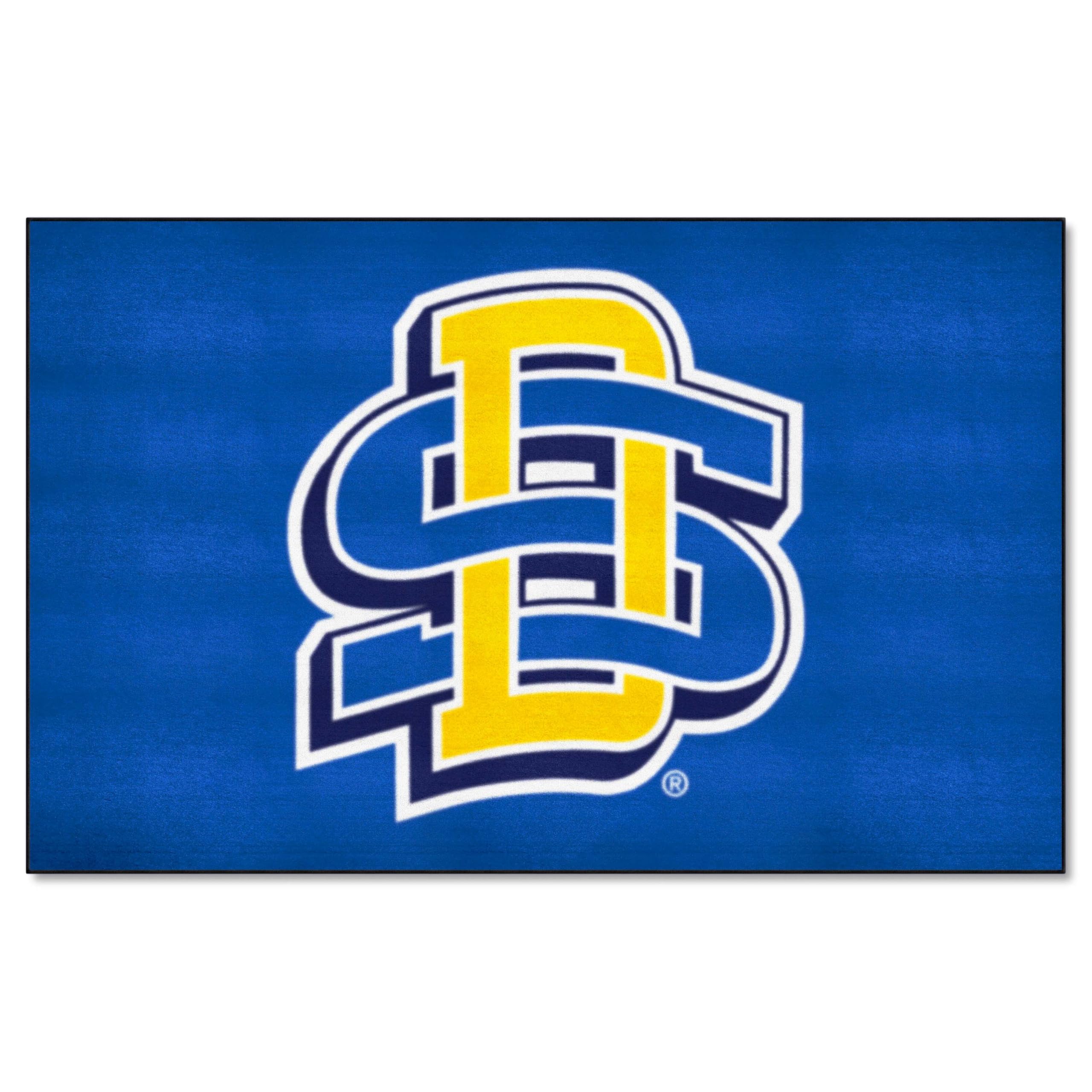 FANMATS 4443 South Dakota State Jackrabbits Ulti-Mat Rug - 5ft. x 8ft. | Sports Fan Area Rug, Home Decor Rug and Tailgating Mat