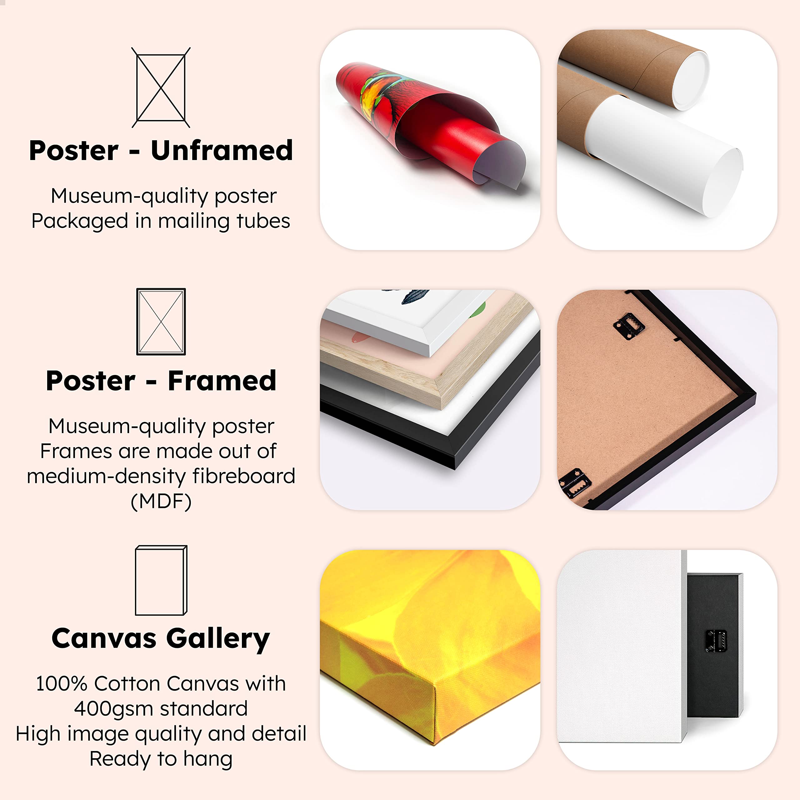 Santanna Personalized Black African Photo Prints, Custom American Couple Family Friends Kids Picture Wall Art Decoration (Save L