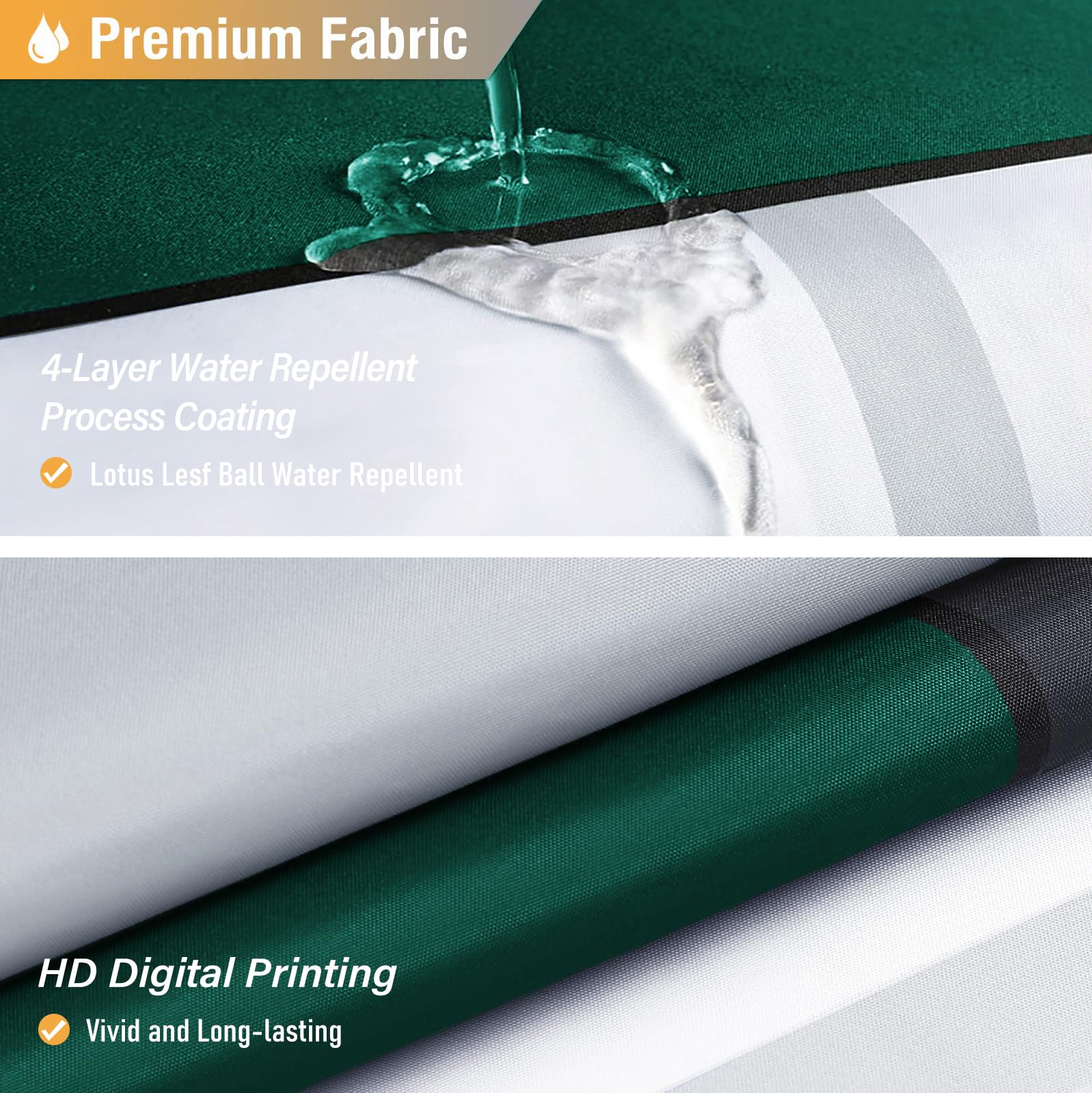 Bttn Extra Long Shower Curtain - 72 X 84 Inches Long Geometric Fabric Shower Curtain Set With 12 Plastic Hooks, Large Abstract A