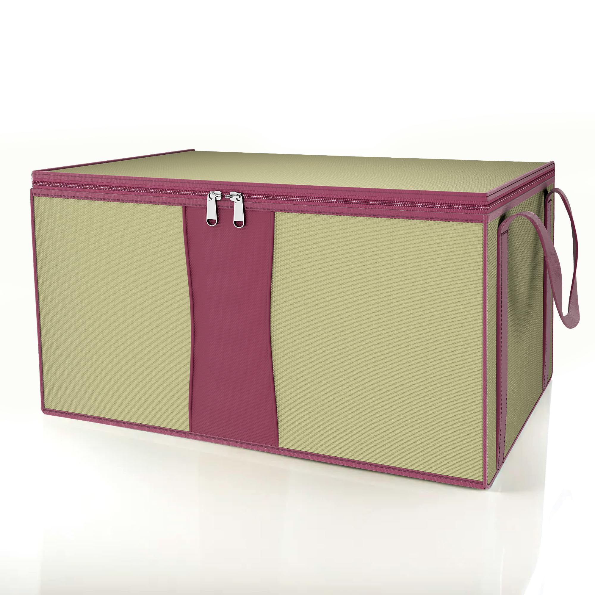 Kuber Industries Underbed Storage Bag | Foldable Blanket Bags | Waterproof ClothingBedding Bag | Closet Wardrobe Organizer | La