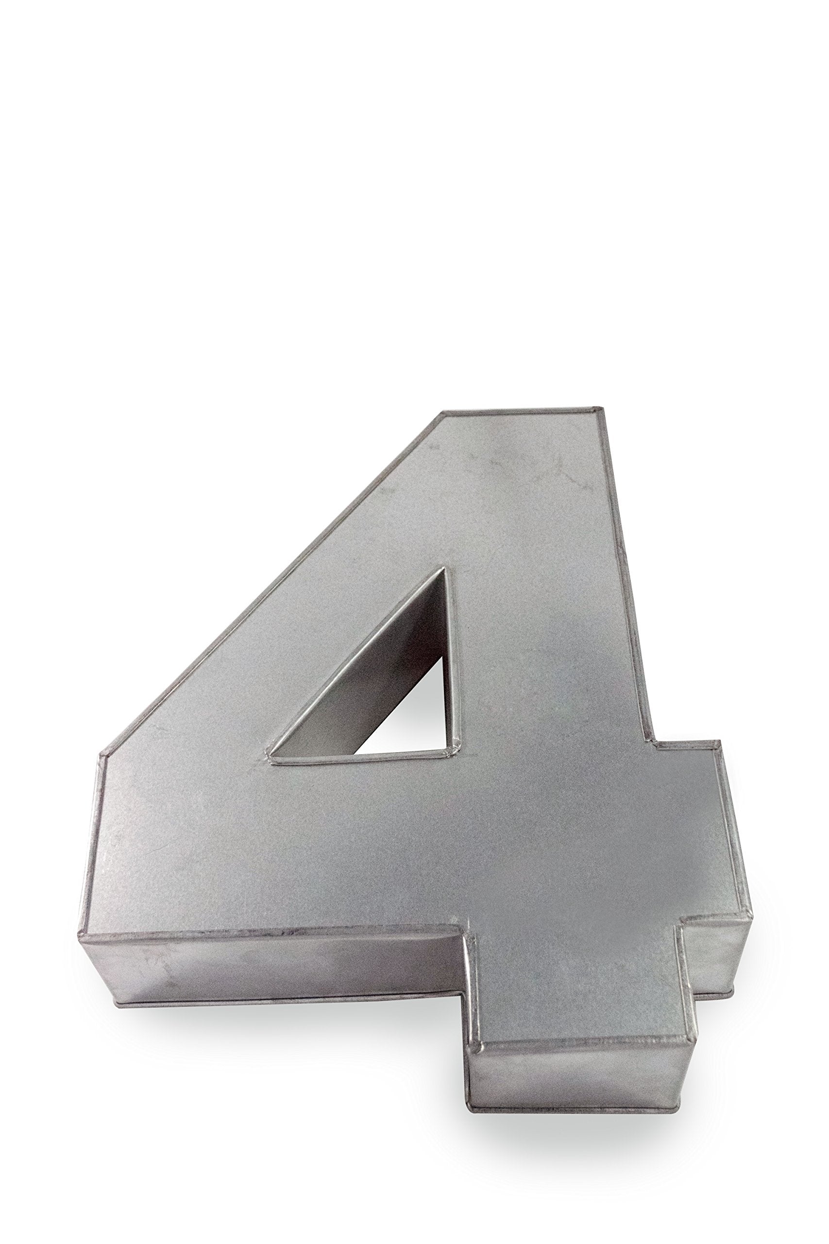 Euro Tins Small Number Wedding Birthday Anniversary Cake Baking Pan/Tin 10'' X 8'' (4)