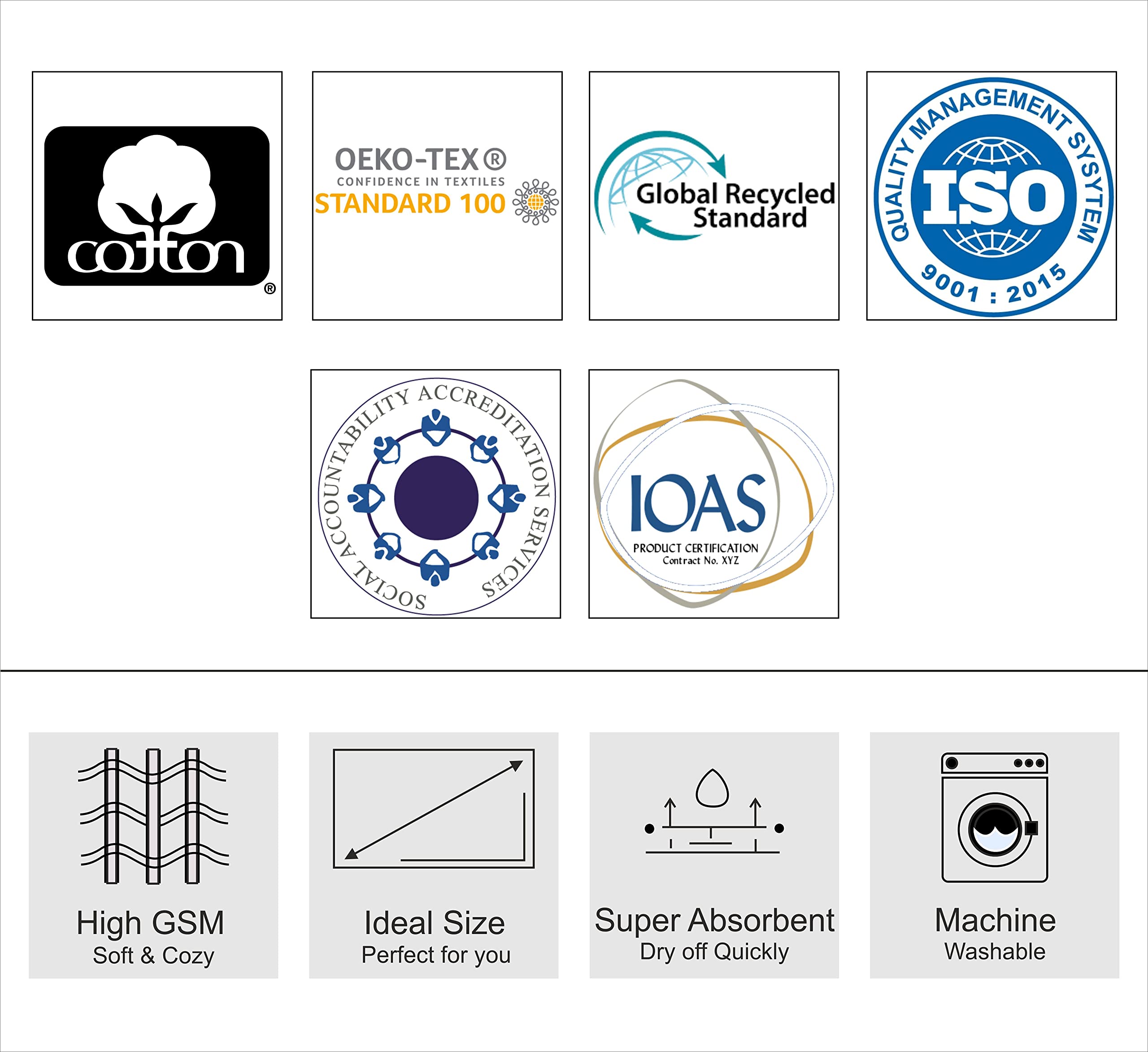 Cotton Craft Ultra Soft Washcloths - 12 Pack - 12X12-100% Cotton Facecloths - Baby Wash Cloths - Absorbent Quick Dry Everyday Lu