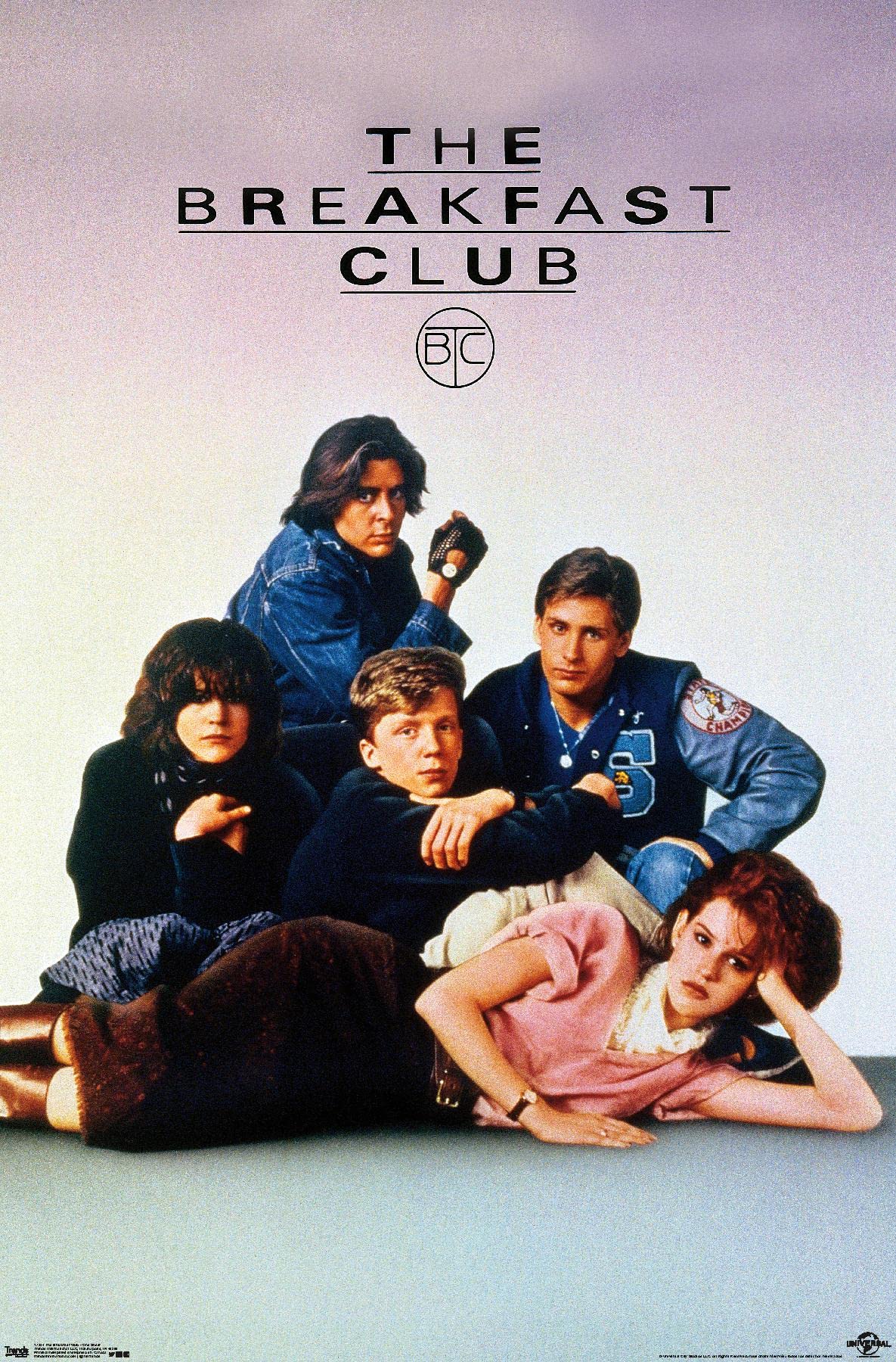 Trends International The Breakfast Club - One Sheet Wall Poster, 14.725'' X 22.375'', Premium Unframed Version