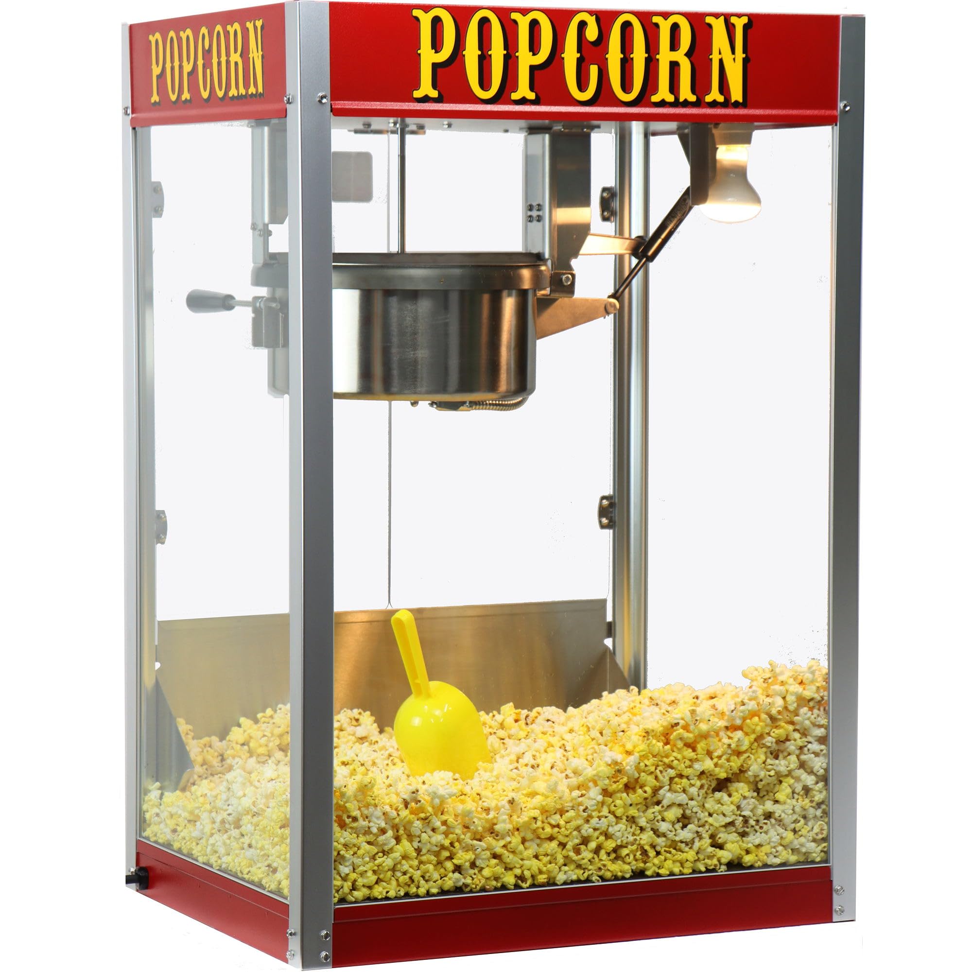 PARAGON Theater Pop 12 Ounce Popcorn Machine for Professional Concessionaires Requiring Commercial Quality High Output Popcorn E