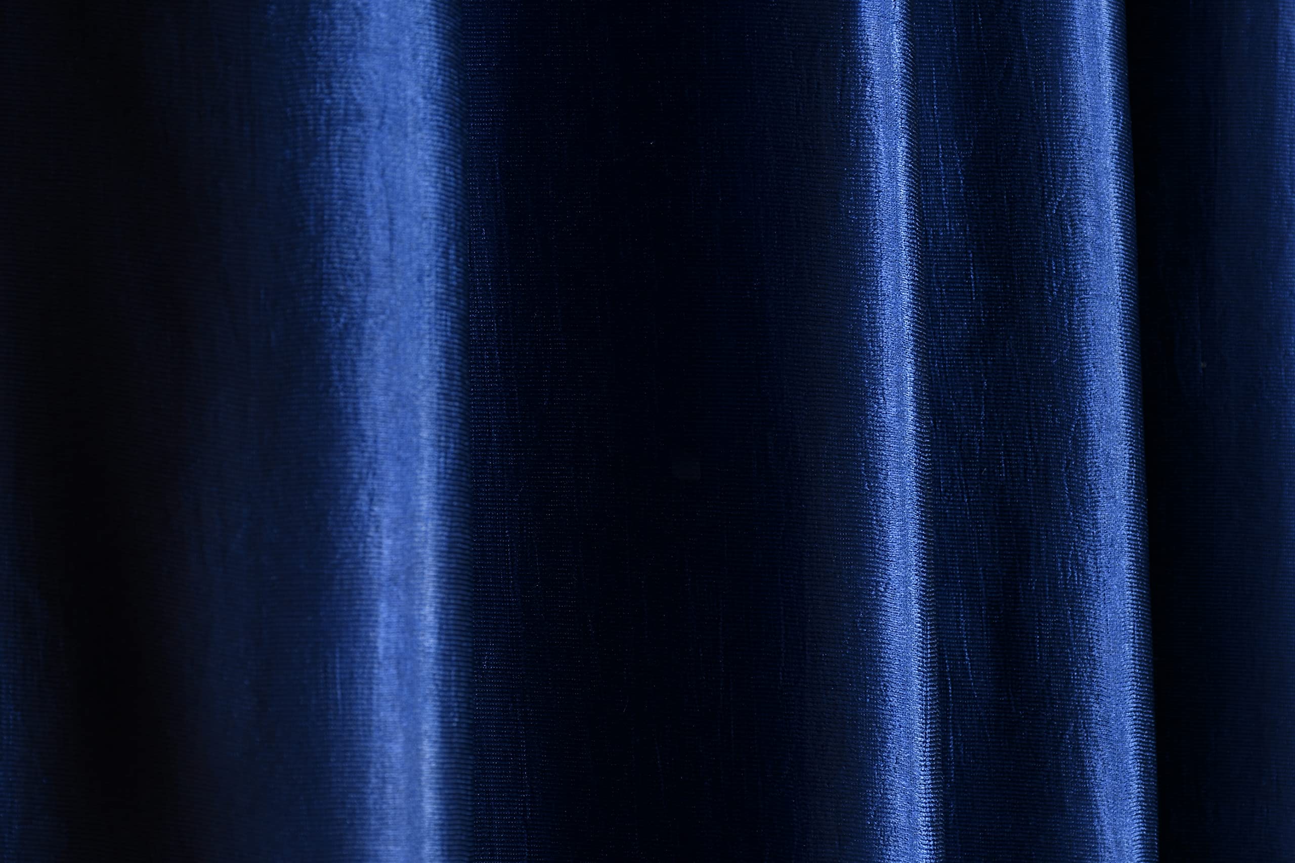 Galaxy Home Decor Solid Plain Curtains for Long Door 10 Feet, Pack of 3, Blue