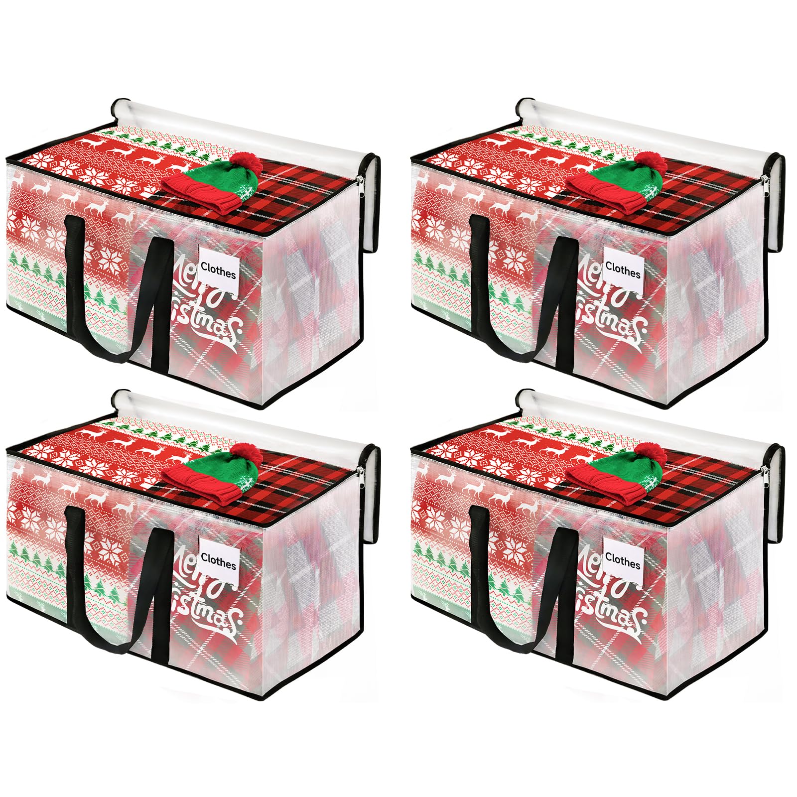 Blisstotes Moving Bags, Storage Bags With Zipper, Moving Bags Heavy Duty Extra Large, Moving Supplies, Clear Packing Bags, Reinf