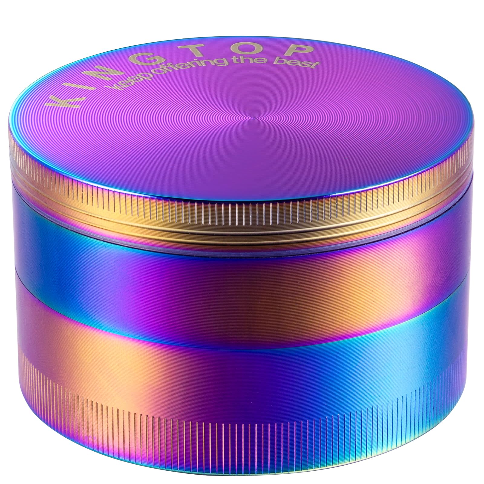 Kingtop Grinder, Large 3 '' Spice Grinder (Colorful)