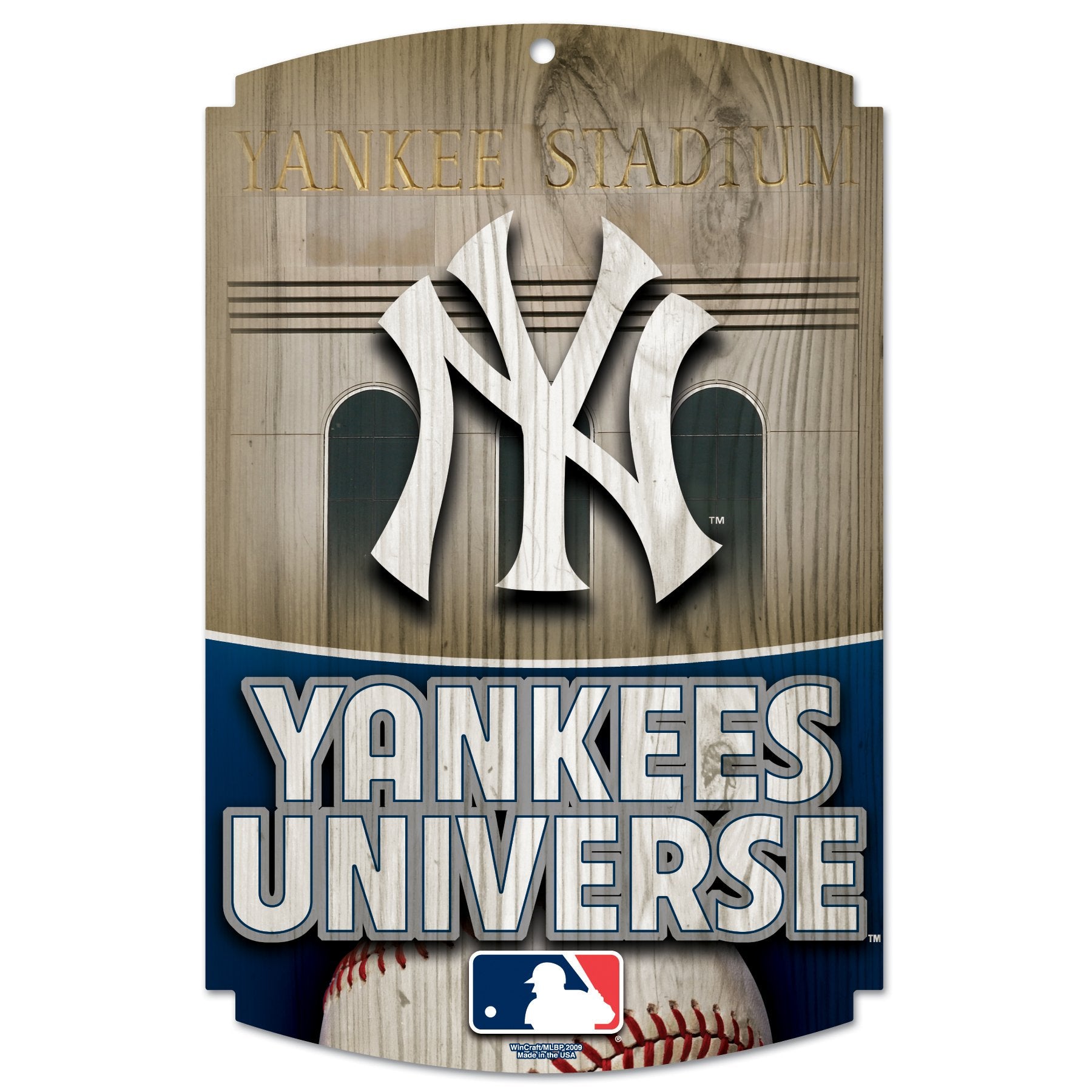 MLB New York Yankees Wood Signs