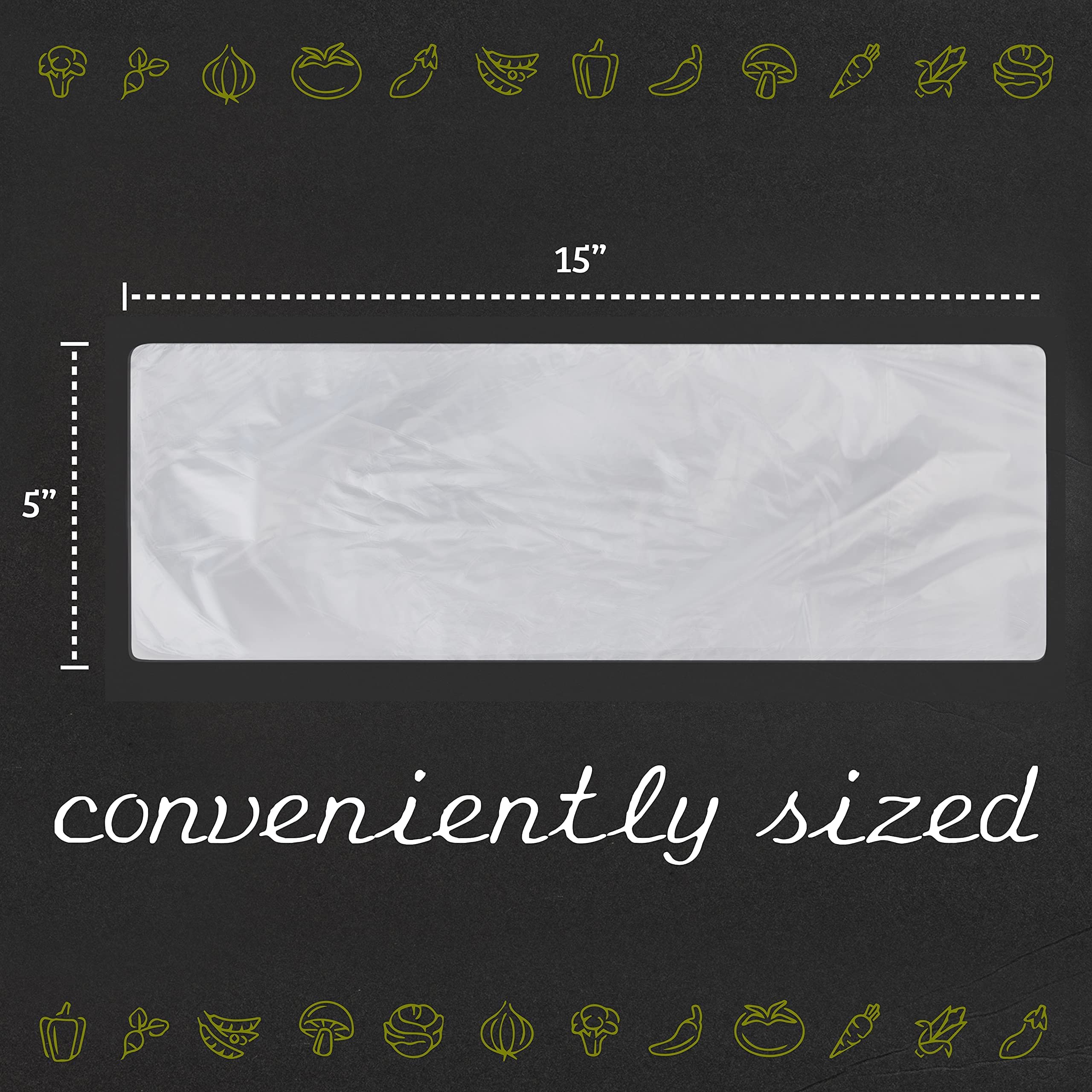 Disposable Heat Resistant Cooking Bags - Multi-Use Bpa-Free Plastic Food Bags Good For Poultry & Vegetables. For Cooking, Reheat