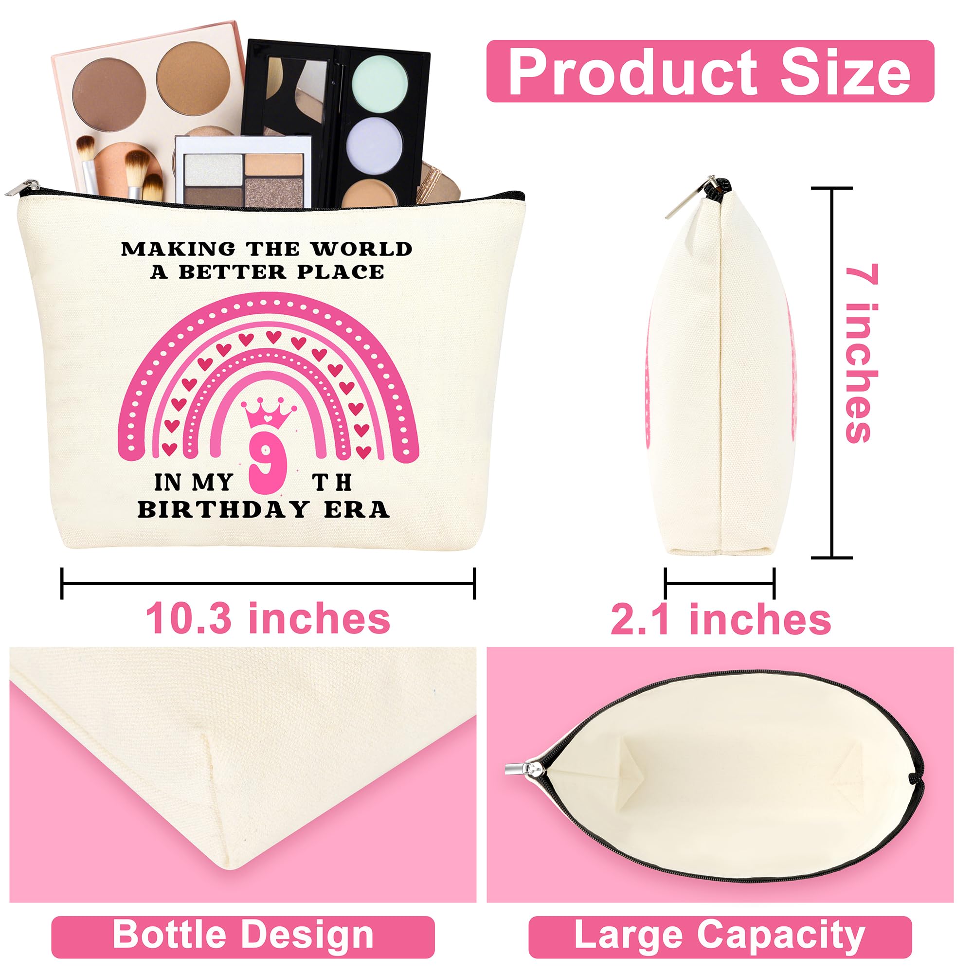 JTENGTOP 9 Year Old Beautiful Teen Girl Birthday Gifts Ideas, Gift Gifts for 9 Year Old Sweet Teen Girls, Top 9th Birthday Decor