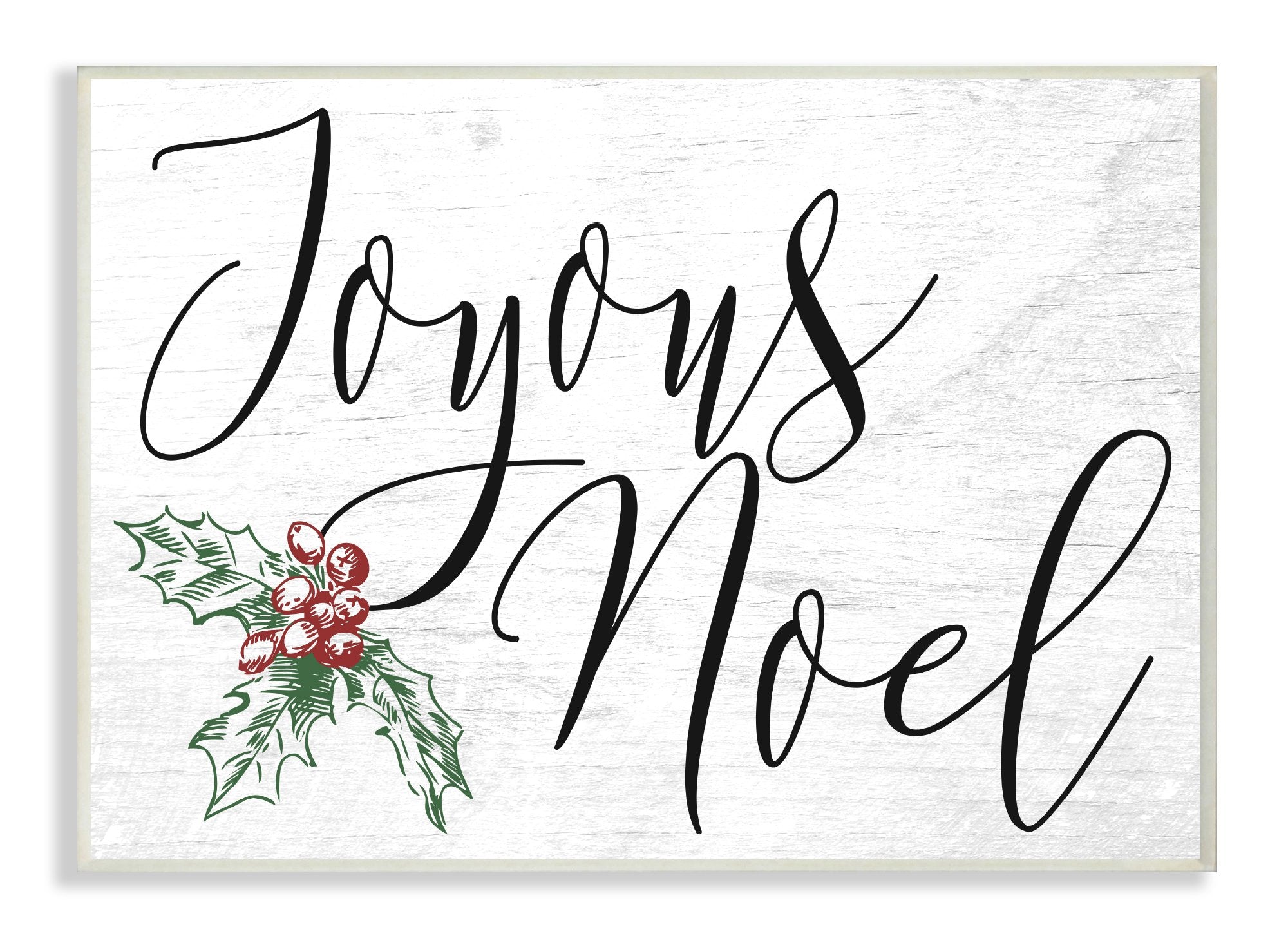 Stupell Industries Joyous Noel Christmas Wall Plaque, 13 X 19, Multi-Color
