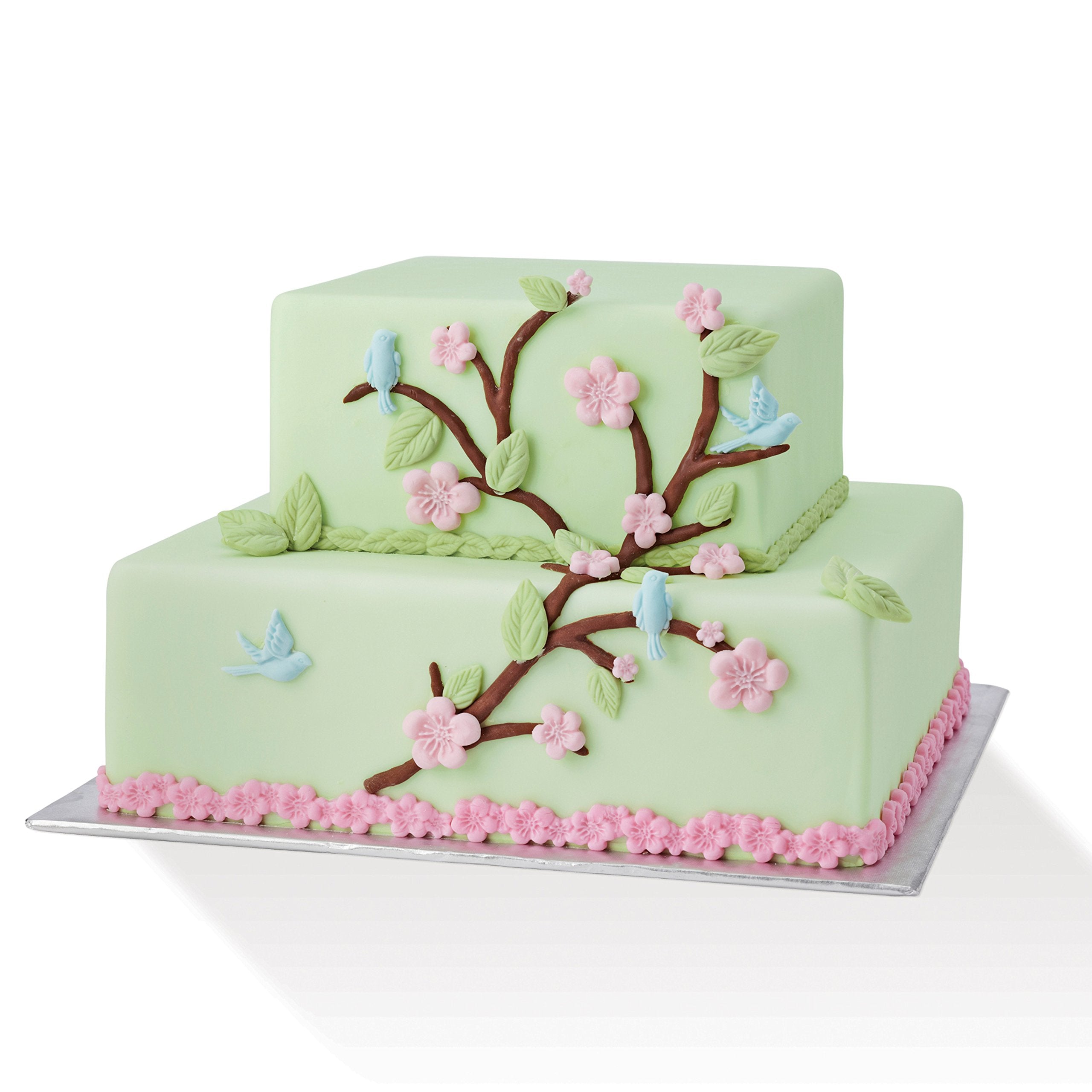 Wilton Silicone Nature Designs Fondant And Gum Paste Mold - Cake Decorating Supplies, Green