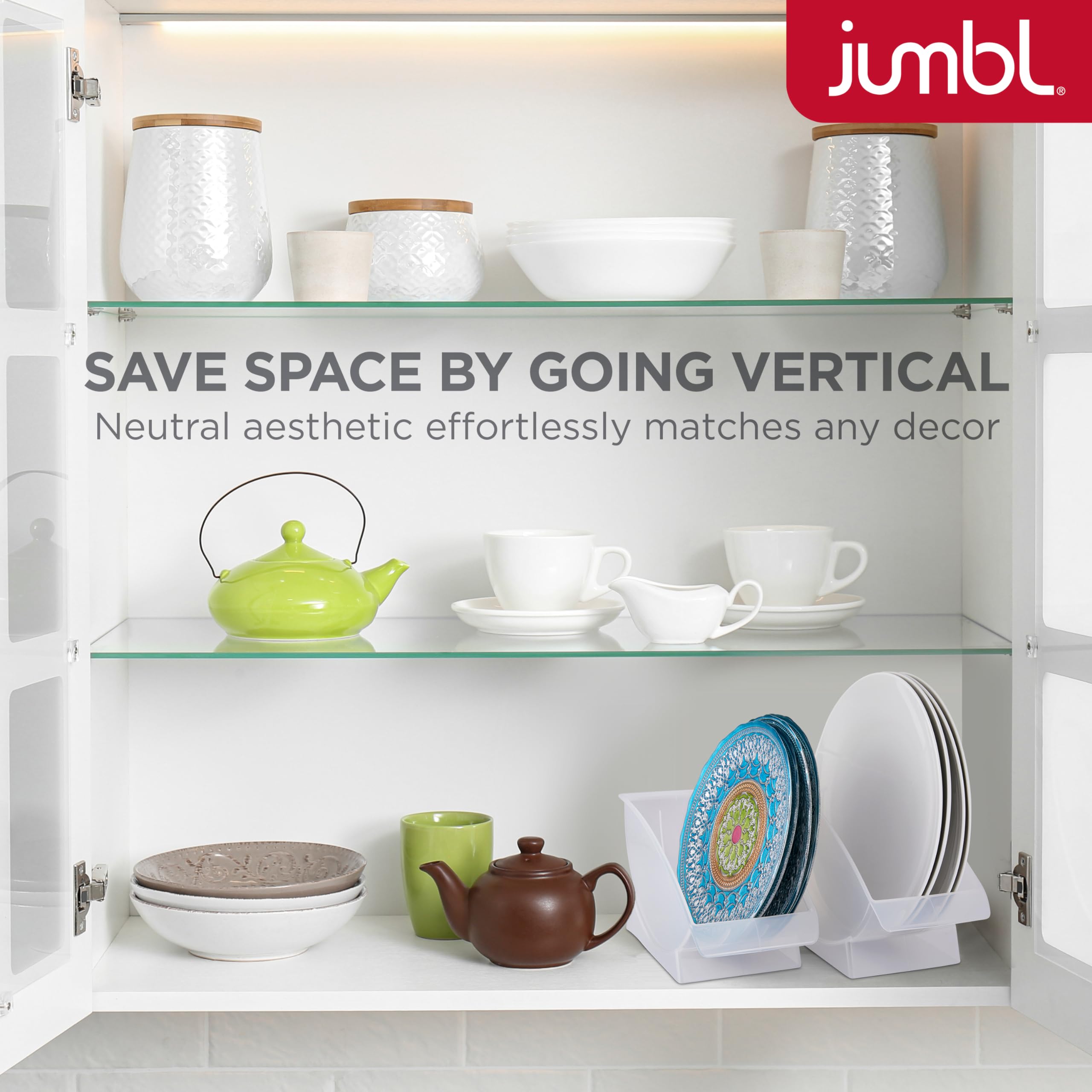 Jumbl Salad/Dessert Plate Cradle - Includes 1 Cradle