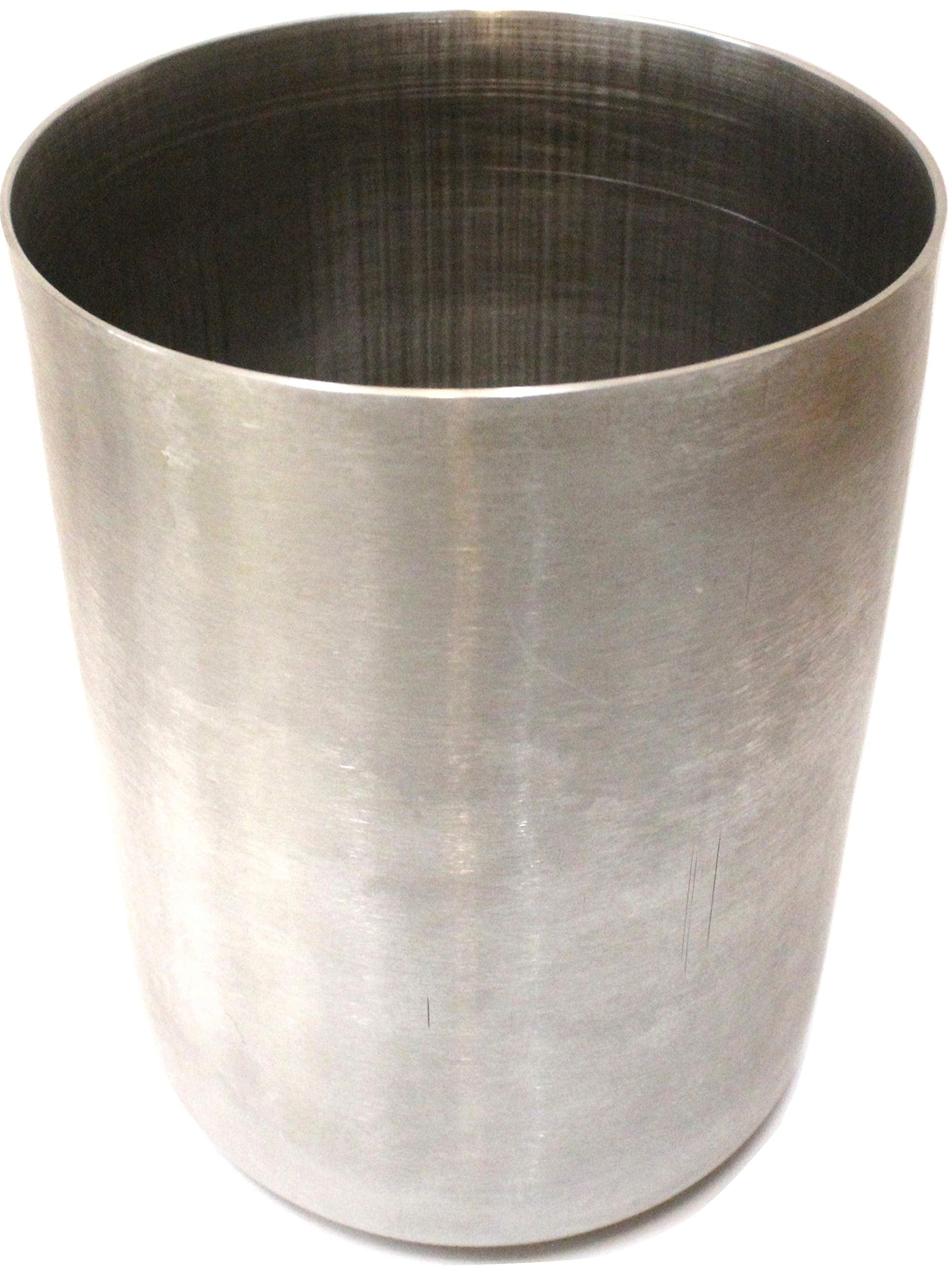 MJ Angel Food Bakery The Original Baking Can - Silver Stainless Steel Cylindrical Baking Pan, 5 1/2 x 4 inches