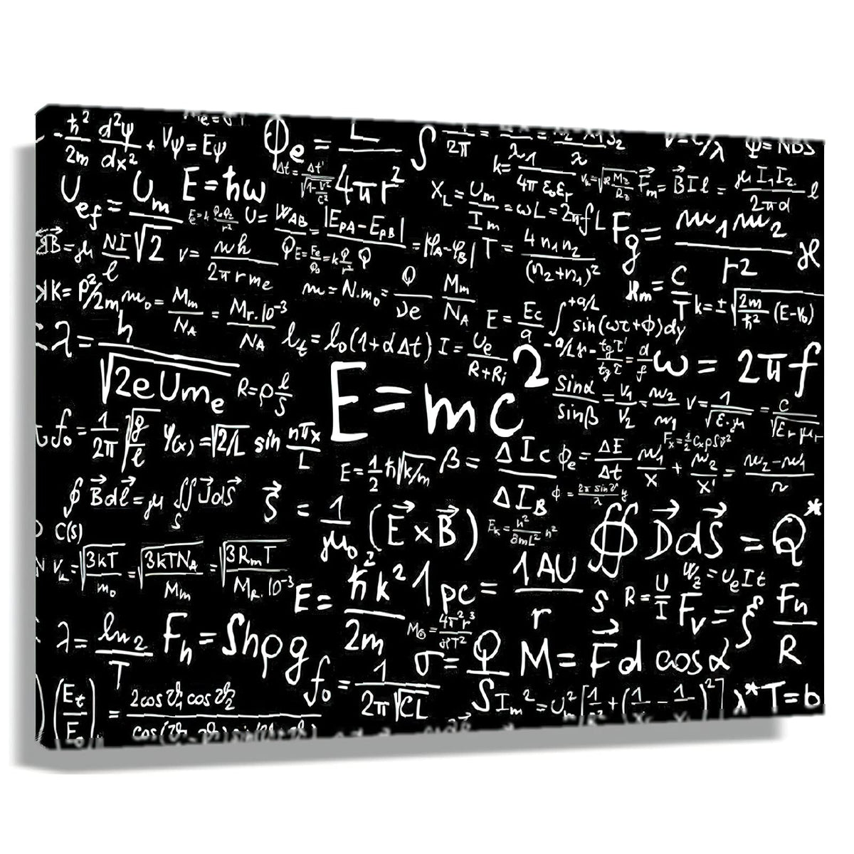 Educational Wall Art Framed Prints Canvas Black Poster Learning Physical Wall Decor Modern Picture Painting Artwork For Living R