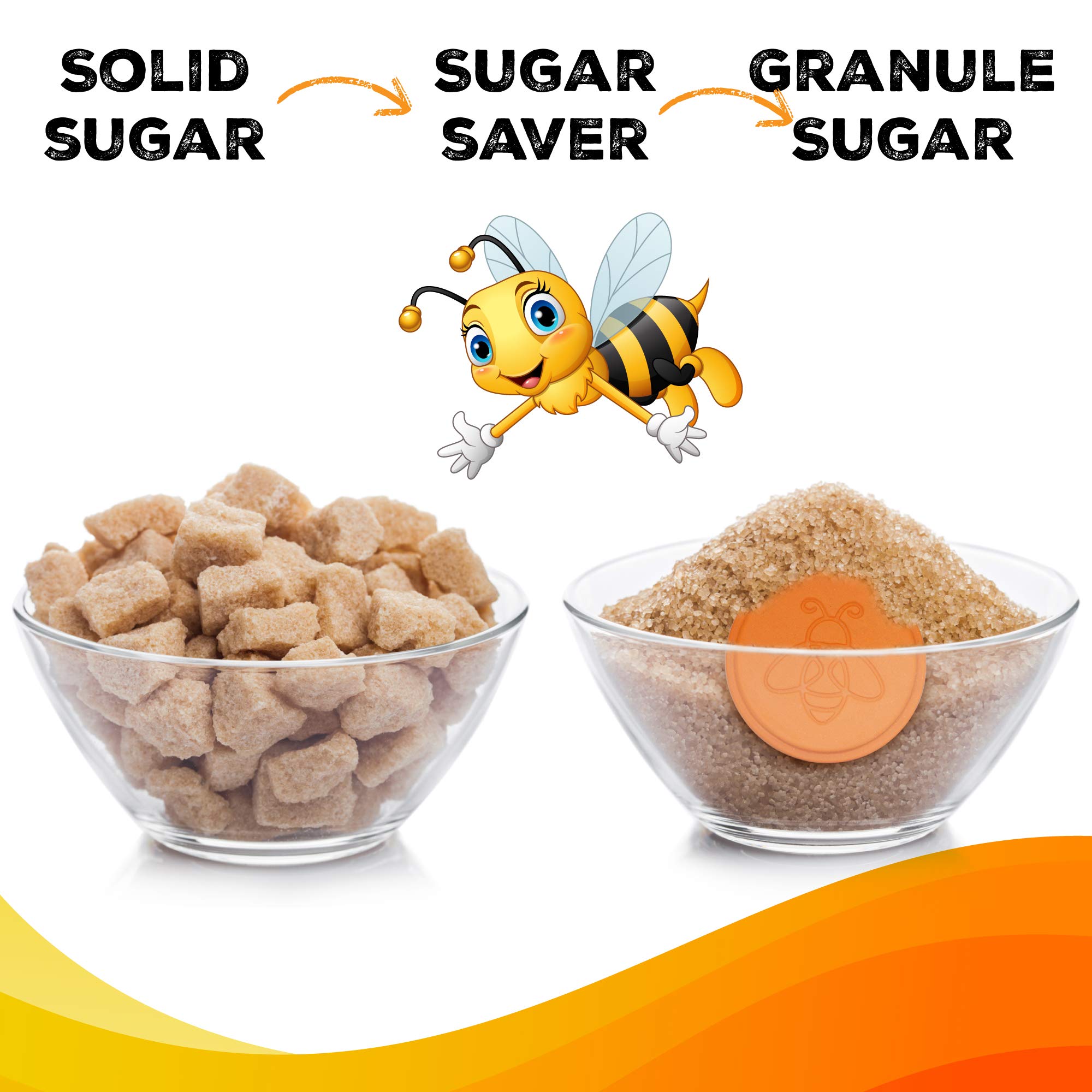 ENOLVO Terracotta Brown Sugar Saver- Brown Sugar Keeper Disc to Maintain Food Moisture in Storage Container - Terra Cotta Bear S