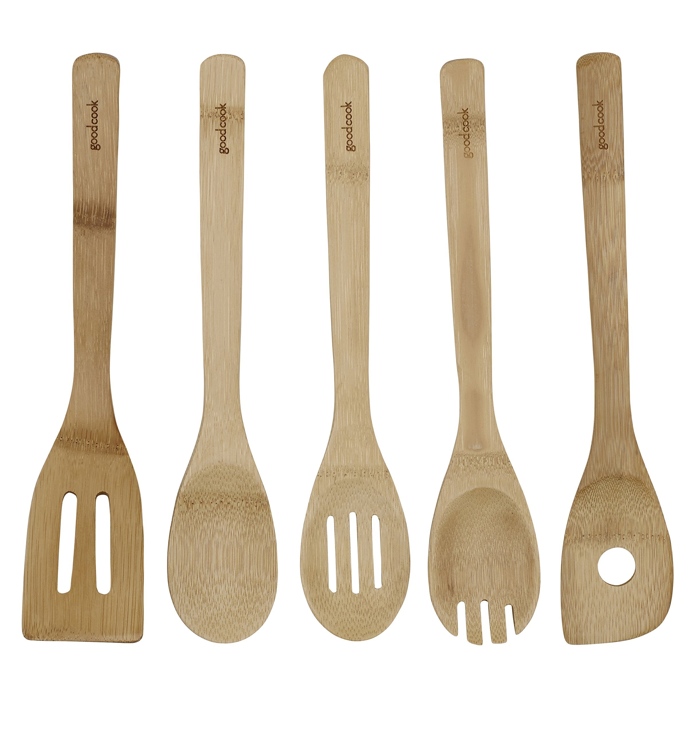 Good Cook 5Piece Bamboo Utensil Set