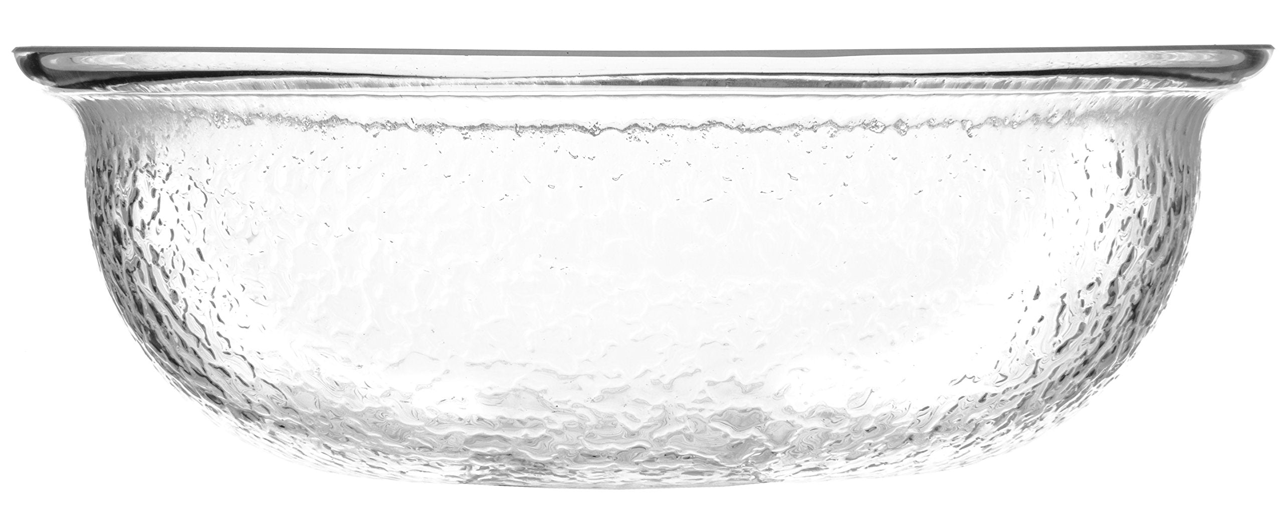Carlisle Foodservice Products Cfs Sb6807 Bpa-Free Round Pebbled Fruit Serving Bowl, 1.4 Quart, Clear